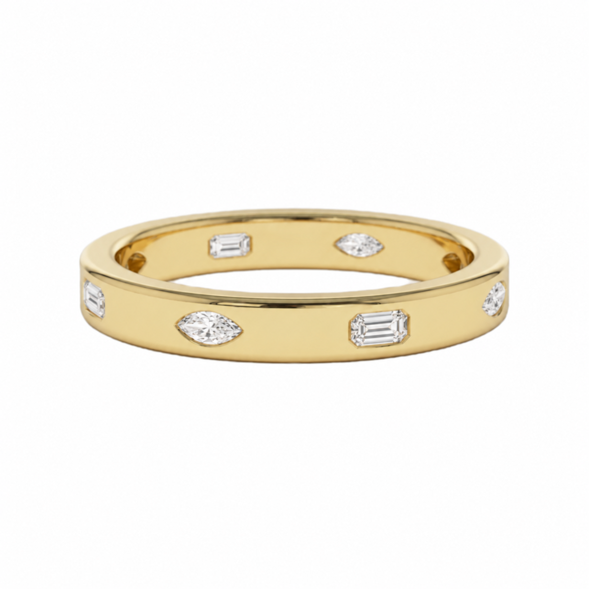 Bezel Diamond Band