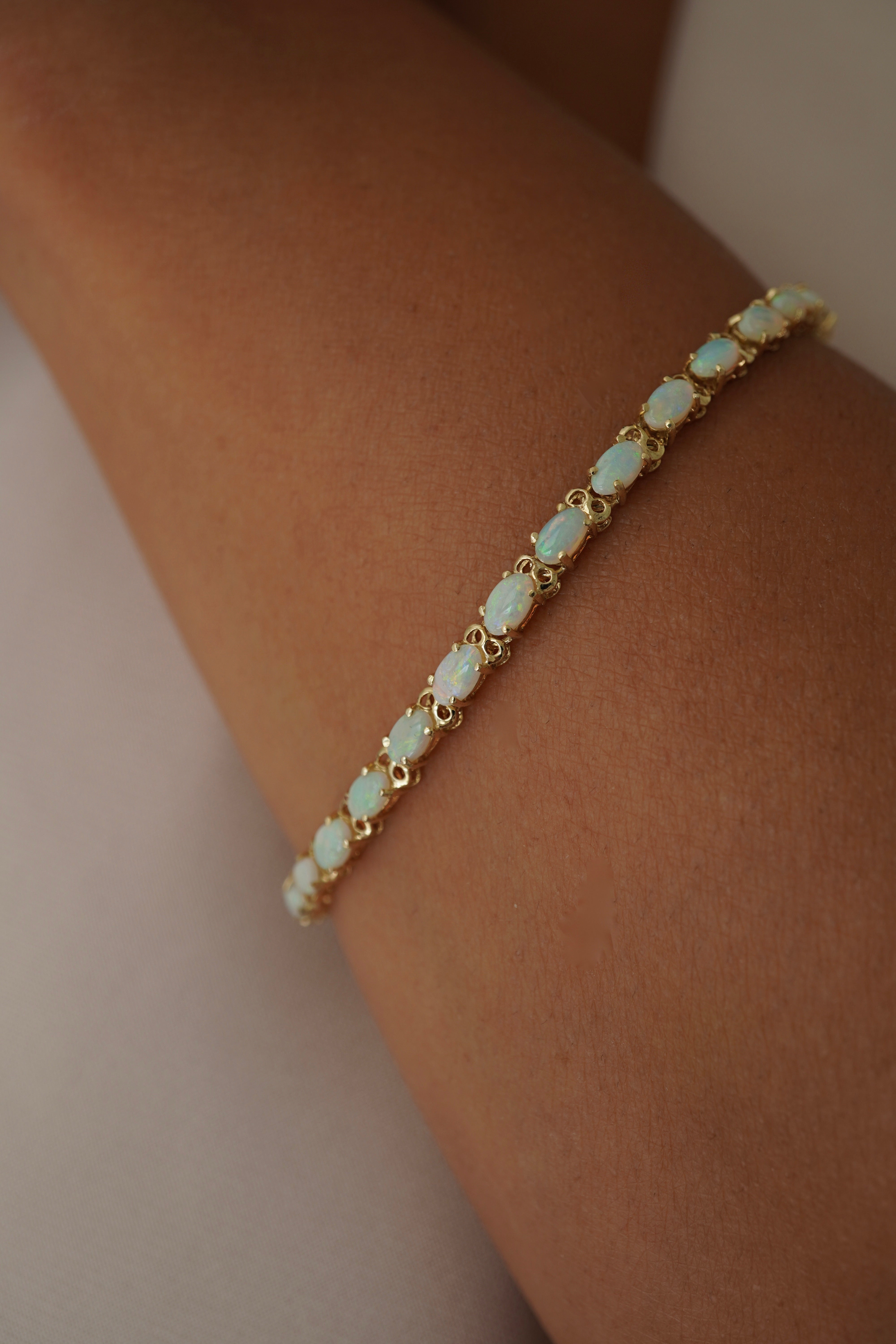 Opal Oval Bracelet