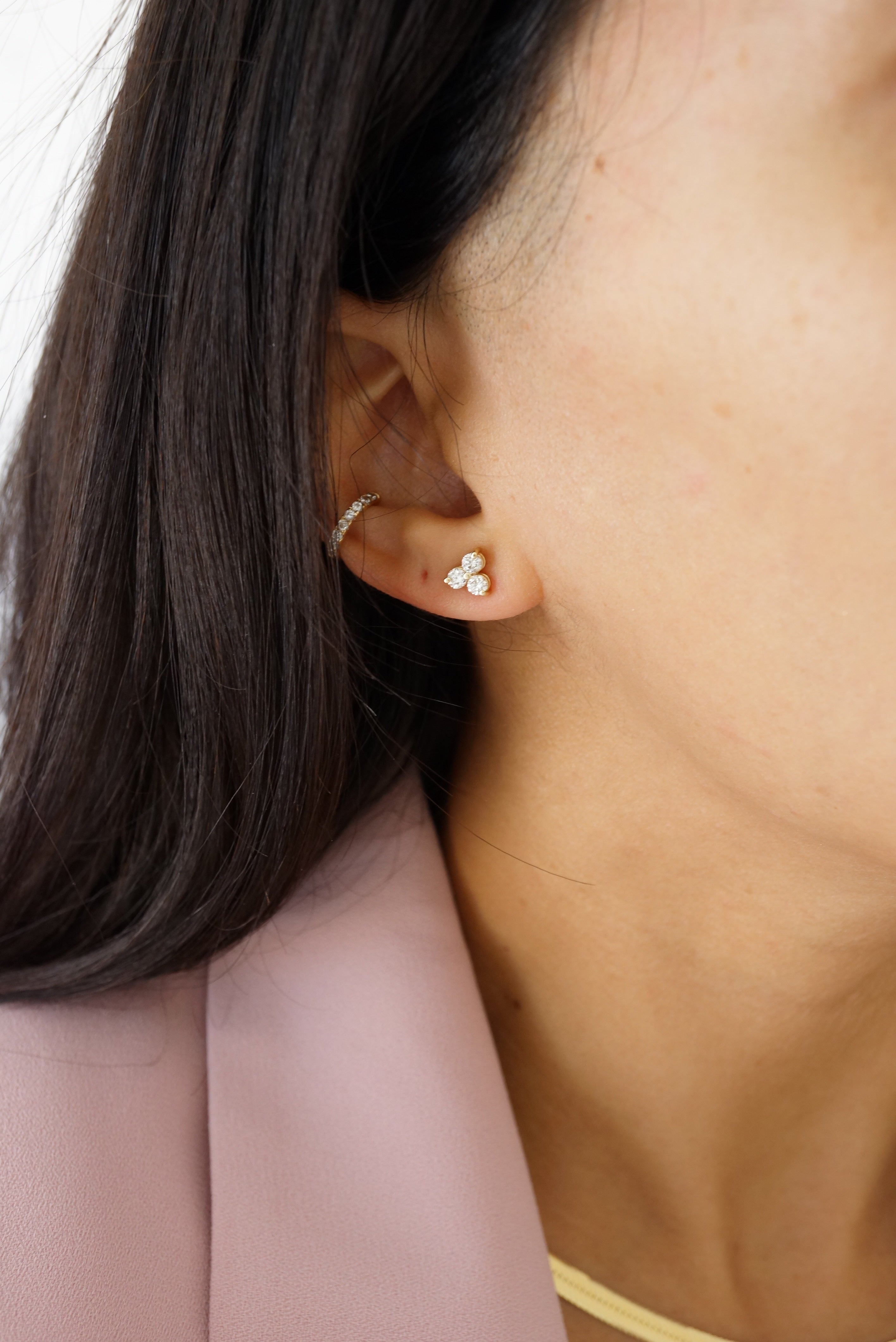 Trio Diamond Studs