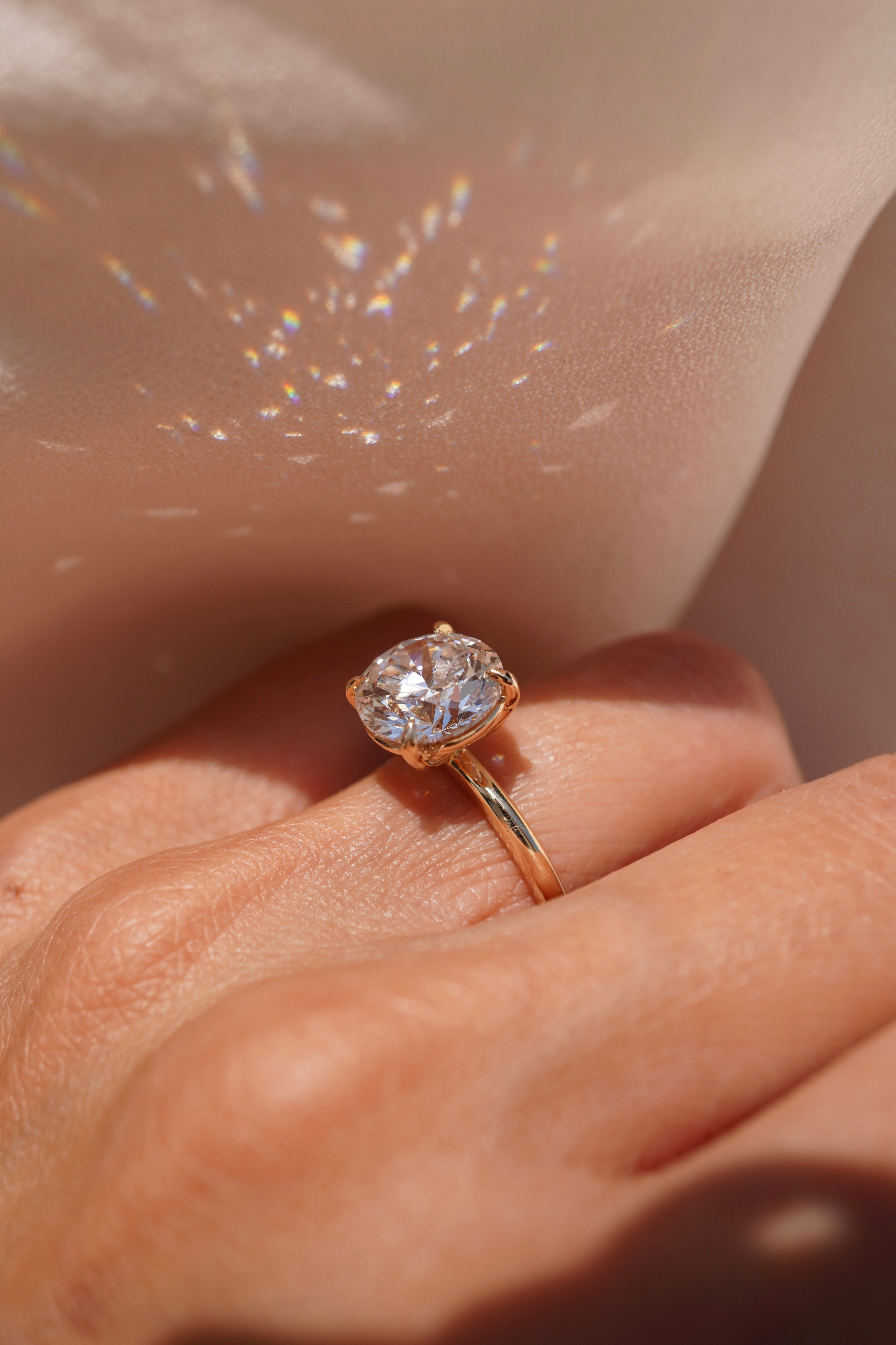 Round Diamond Solitaire