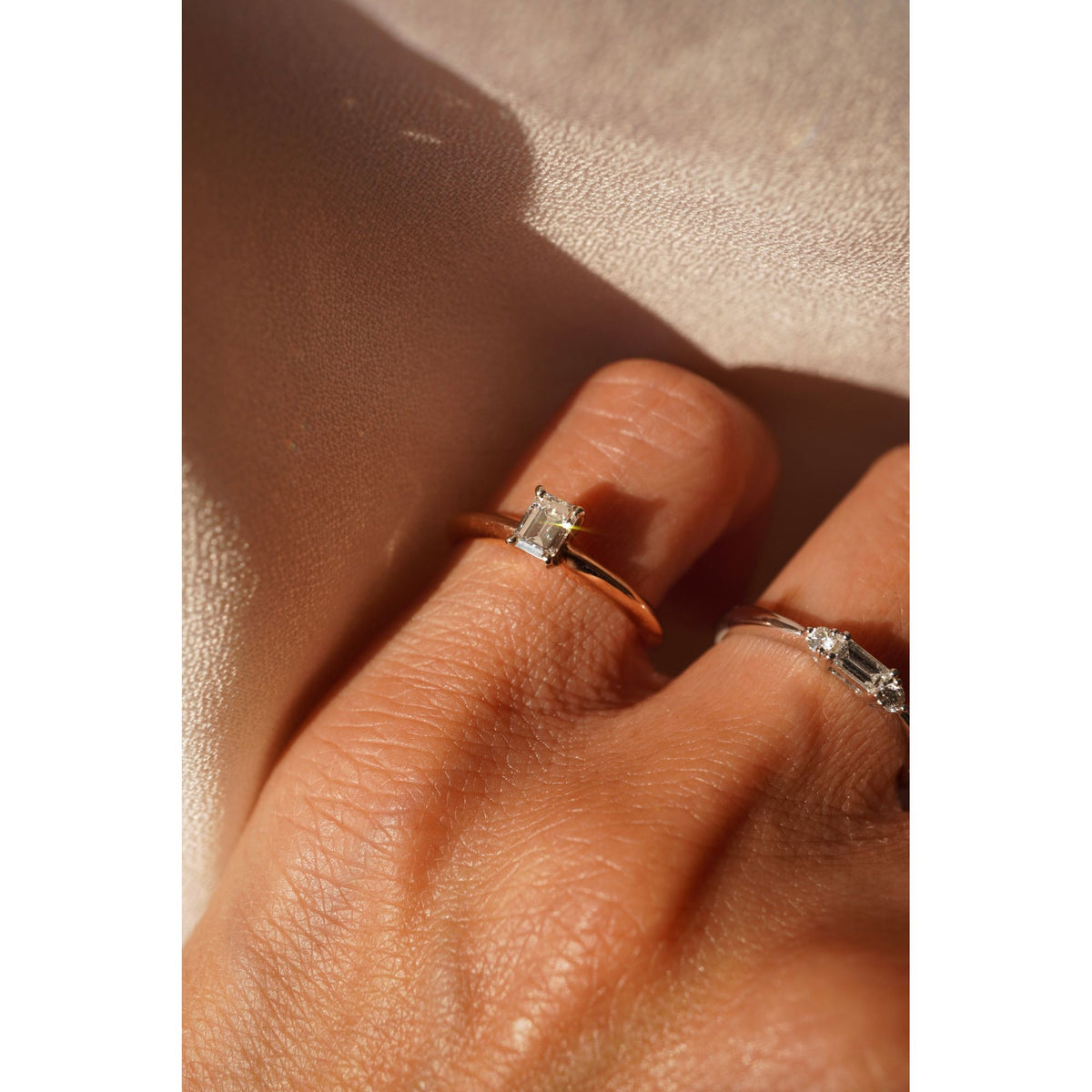 Emerald Stacking Ring