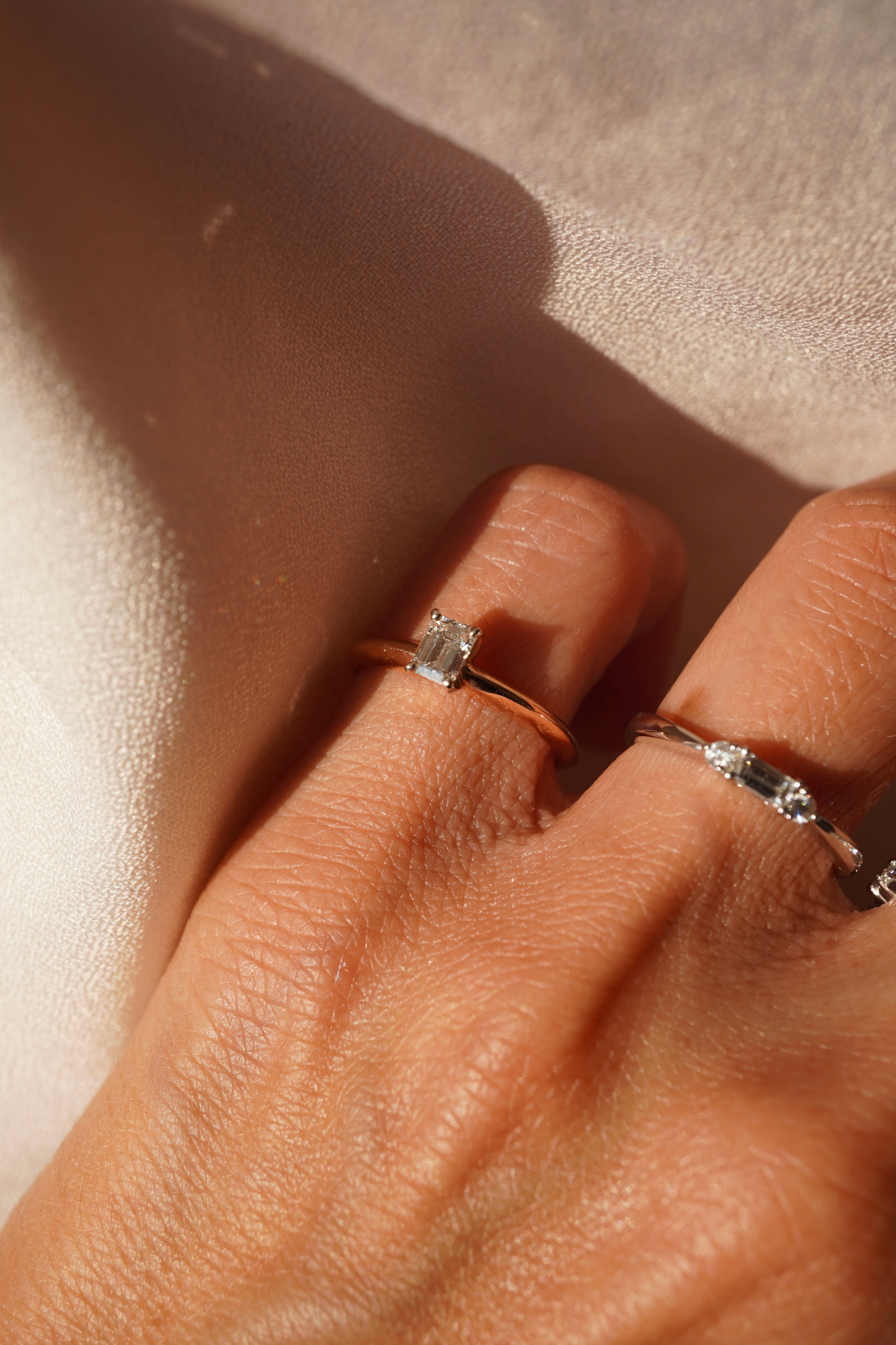 Emerald Stacking Ring