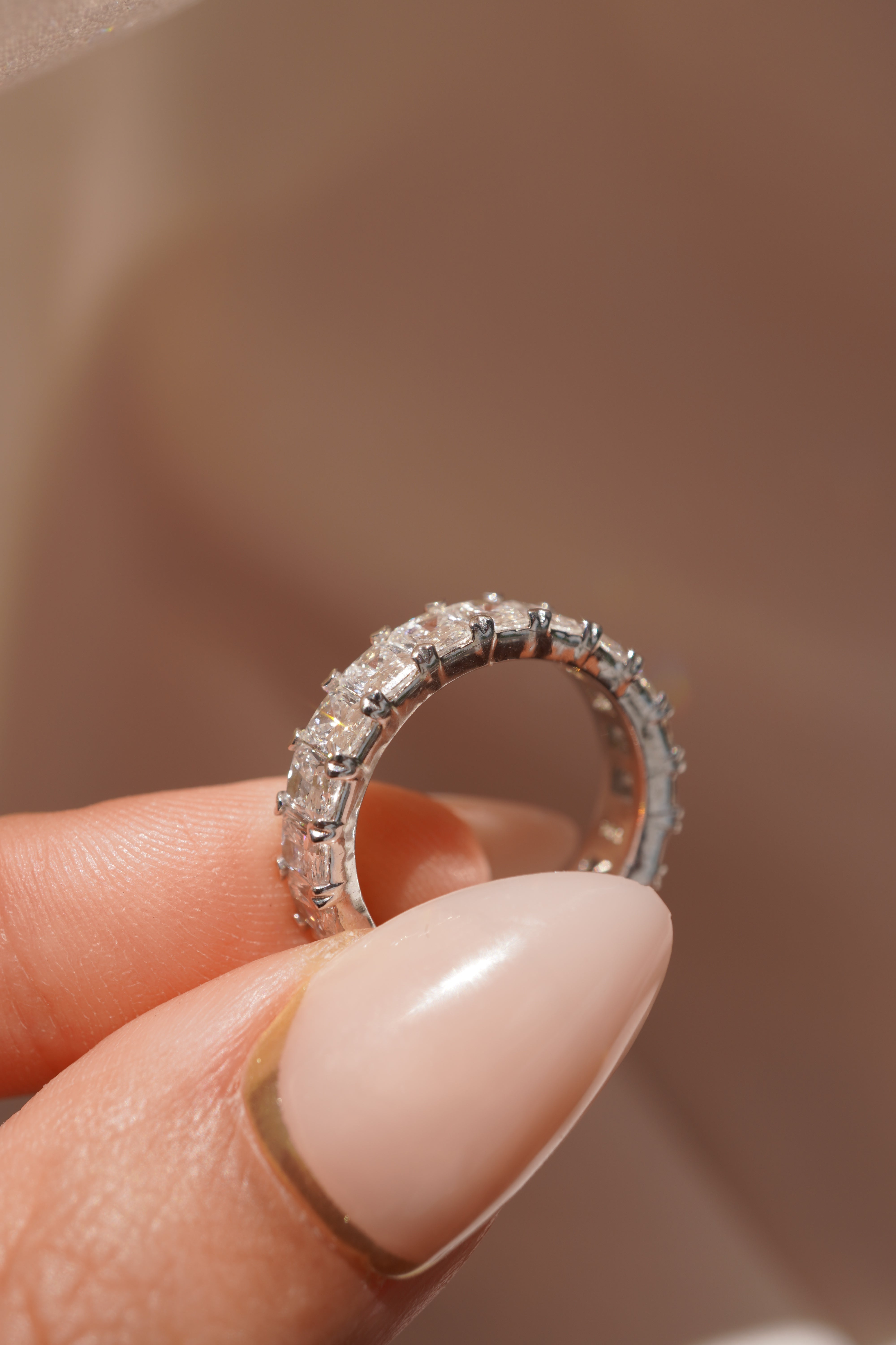 Vault Lab Grown Radiant Diamond Eternity Band