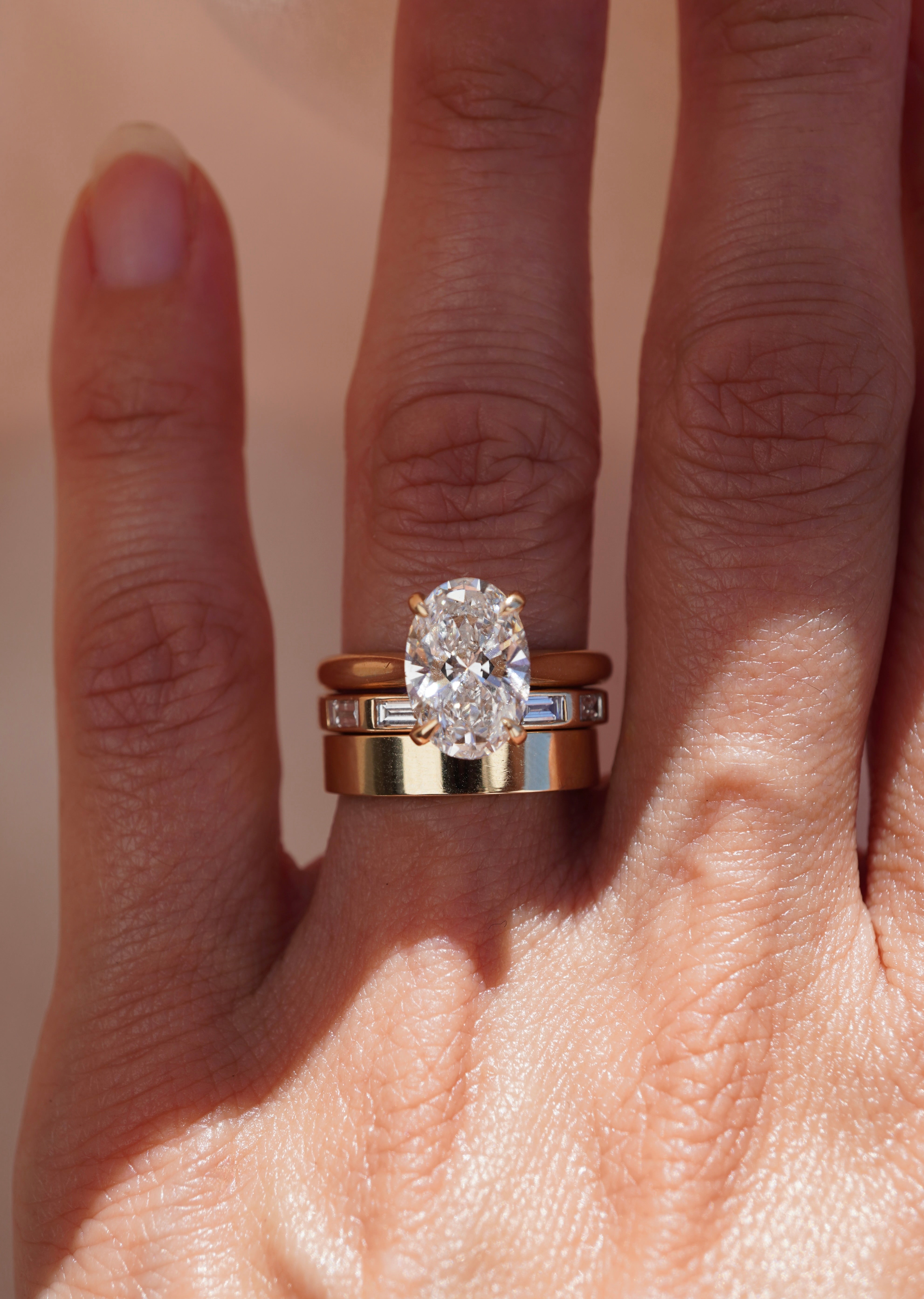 Lab Grown Baguette Prism Band