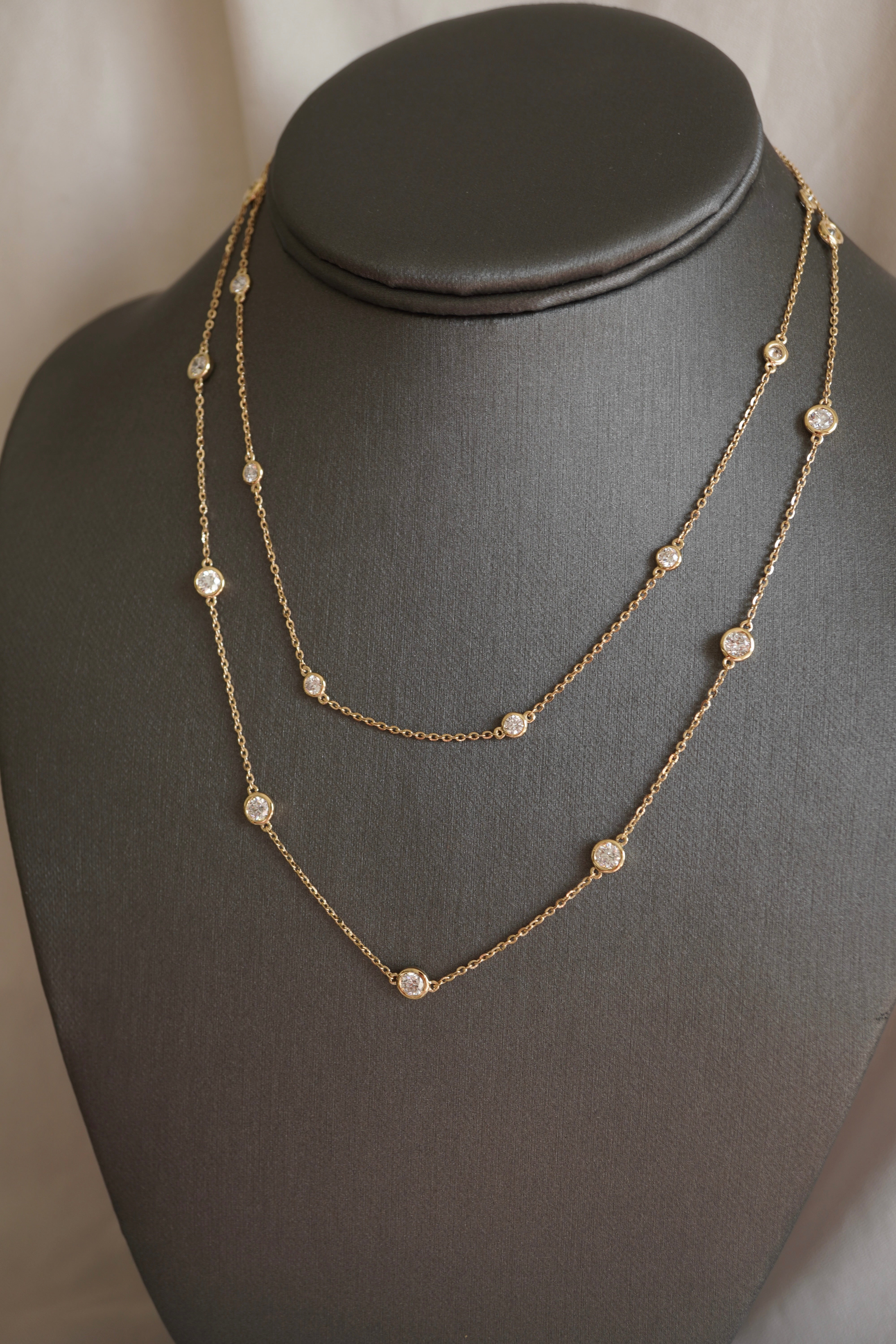 Diamond Distance Necklace