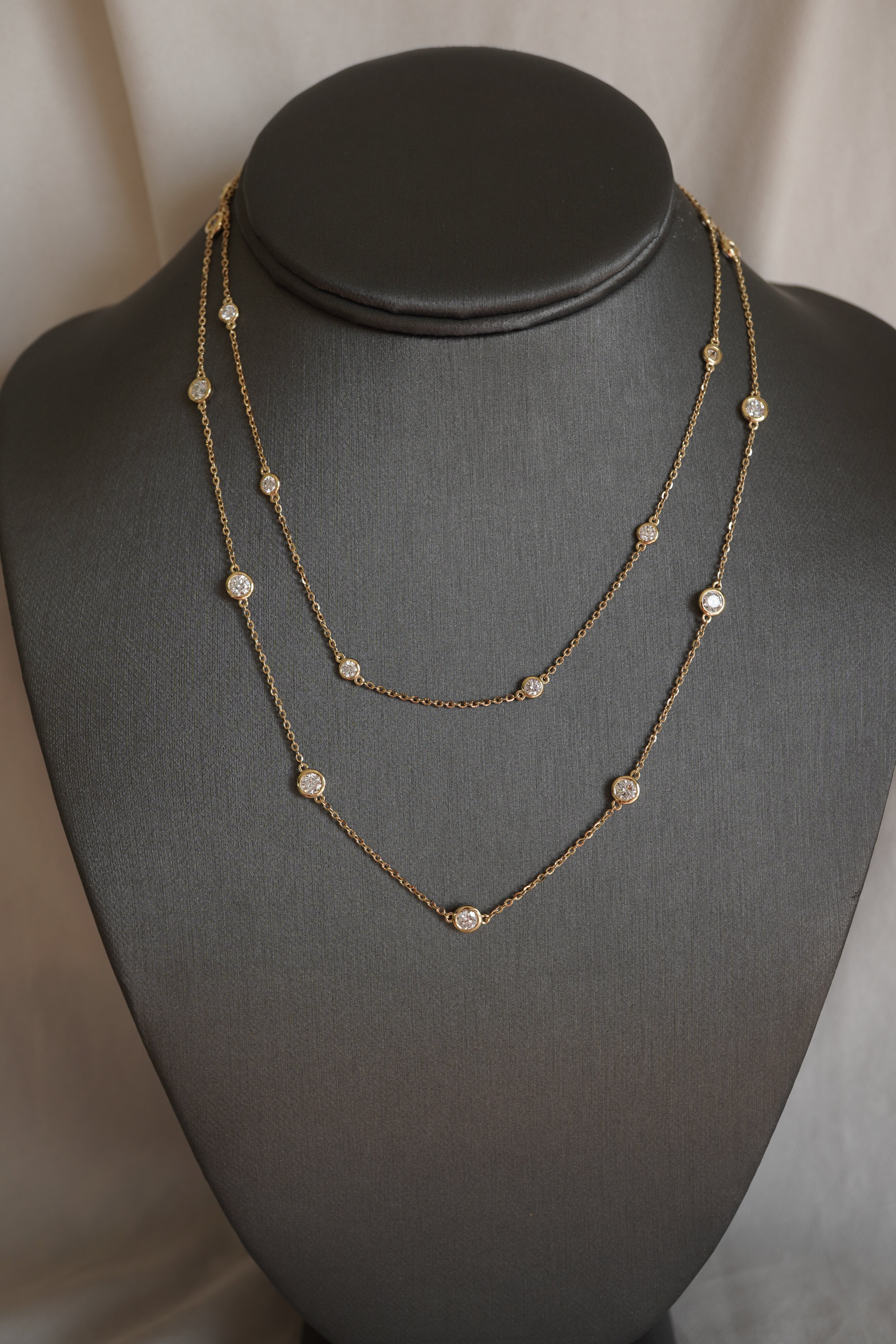 Diamond Distance Necklace