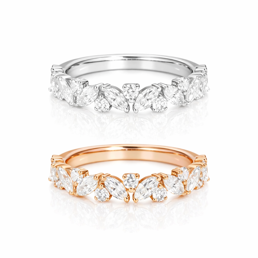 Multi-Shape Diamond Band
