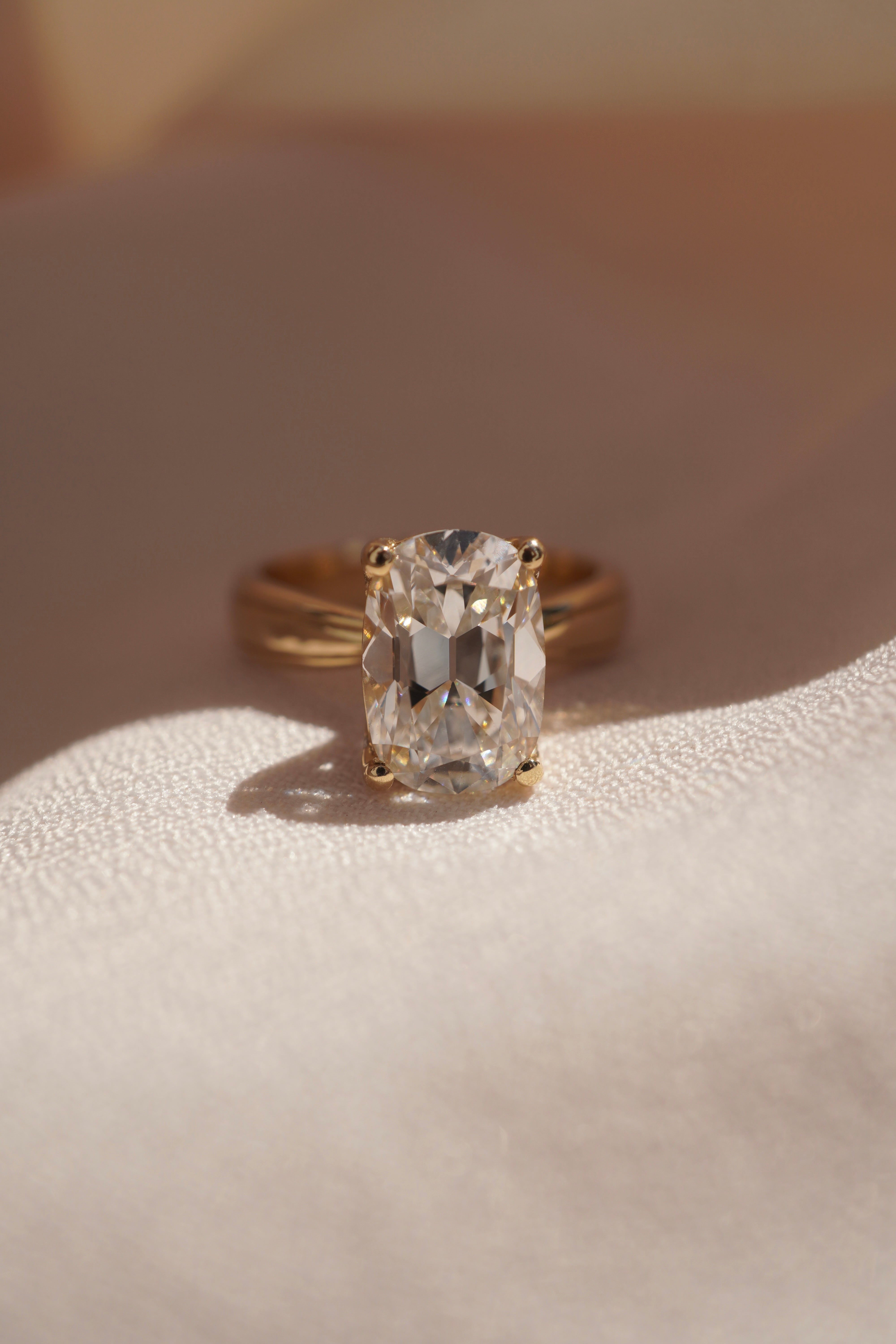 Margot Old Mine Cushion Ring
