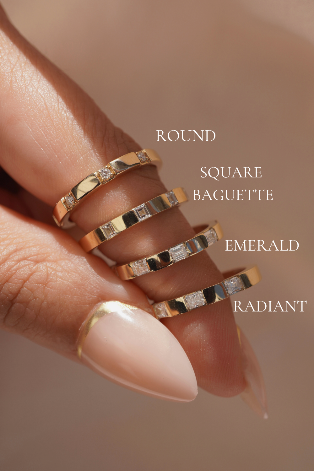 Inlay Diamond Band