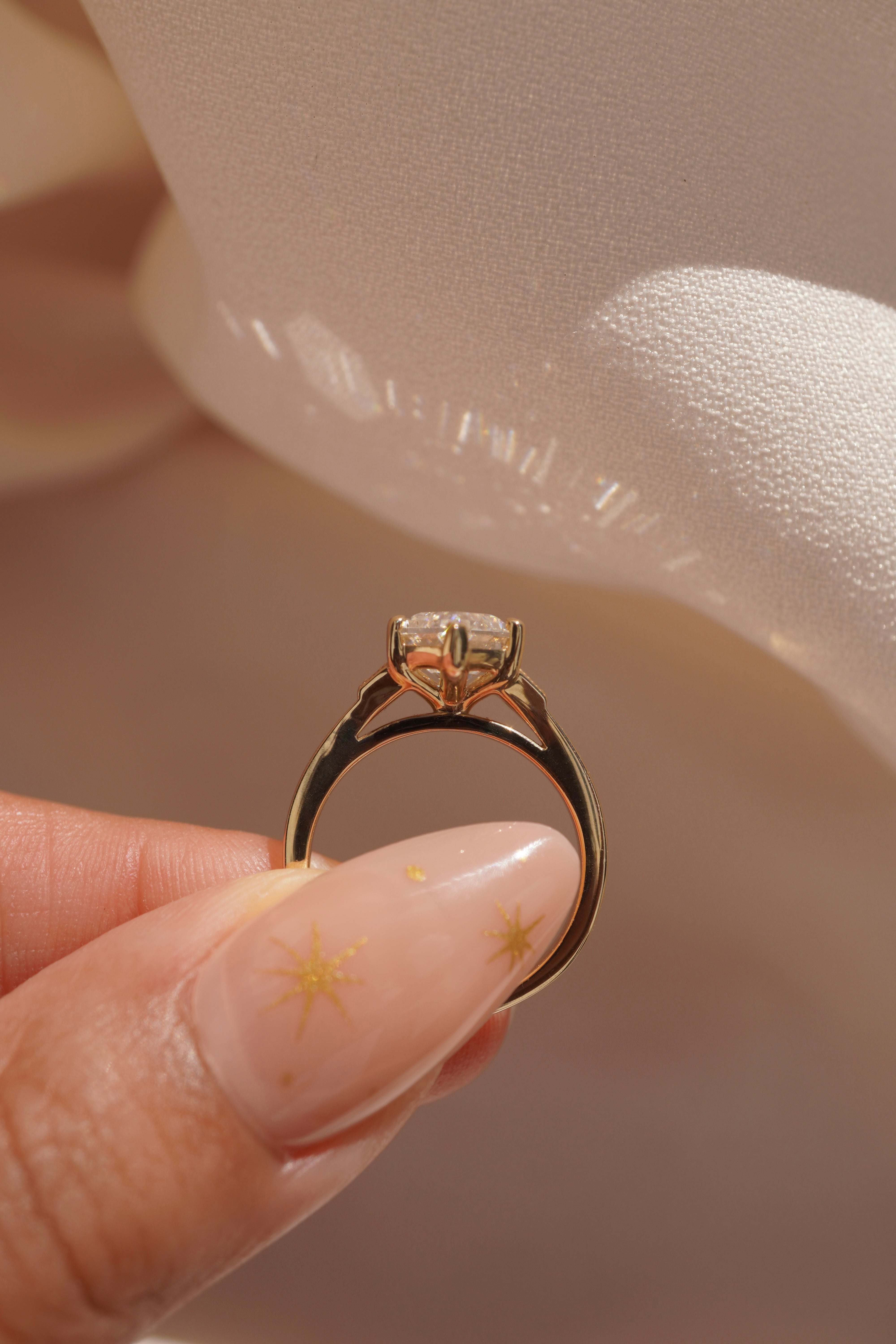Sofia Hexagon Engagement Ring