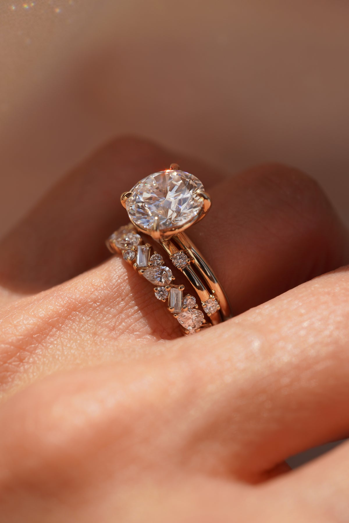 Lab Grown Mixed Pear Diamond Band