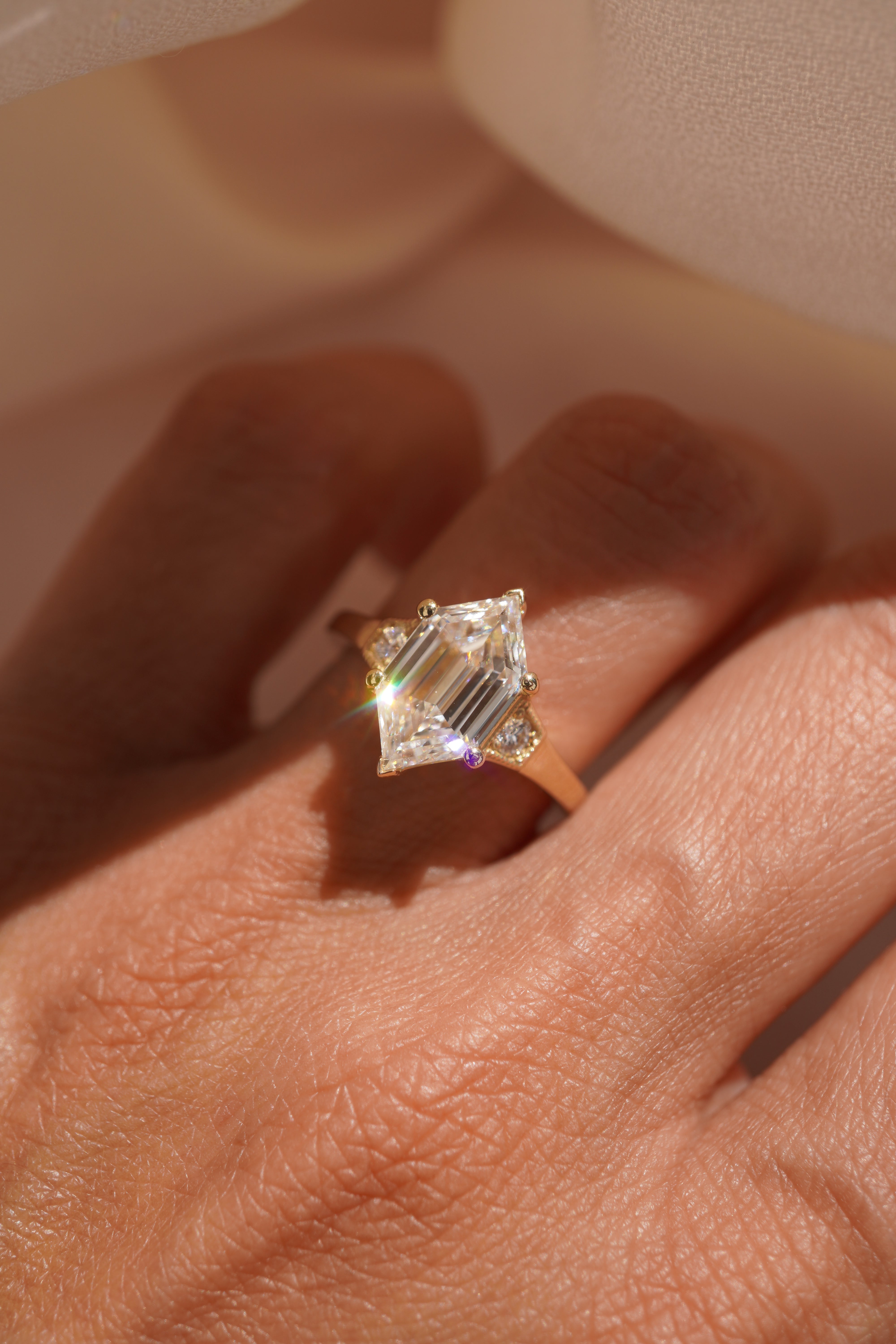 Sofia Hexagon Engagement Ring