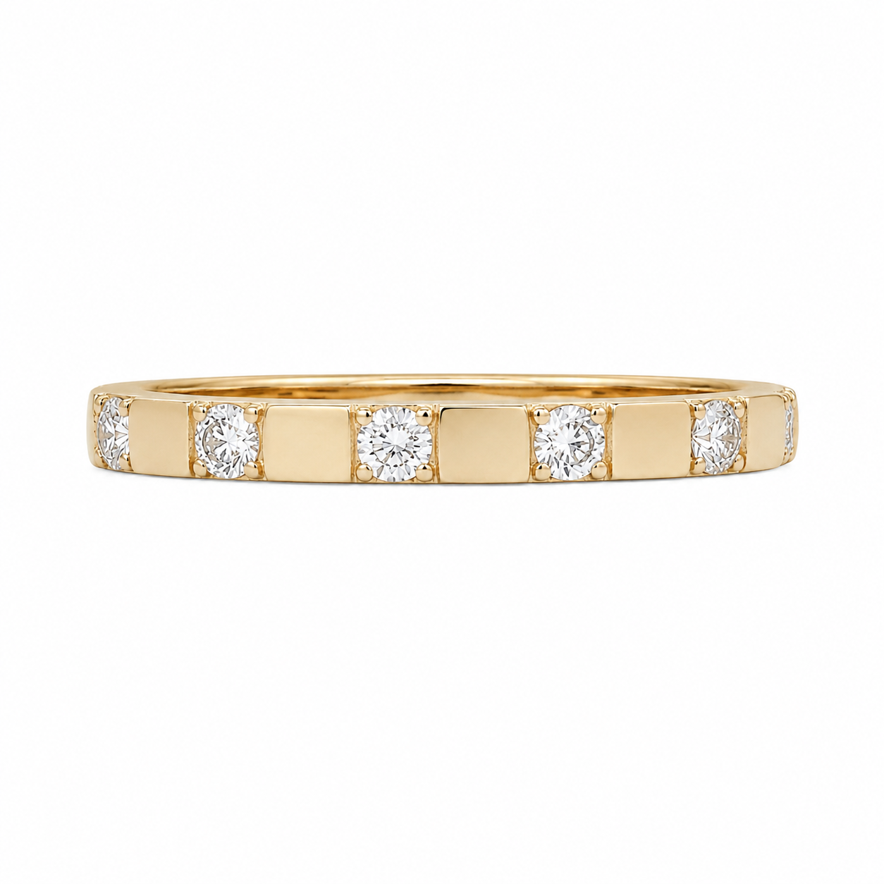 Inlay Diamond Band