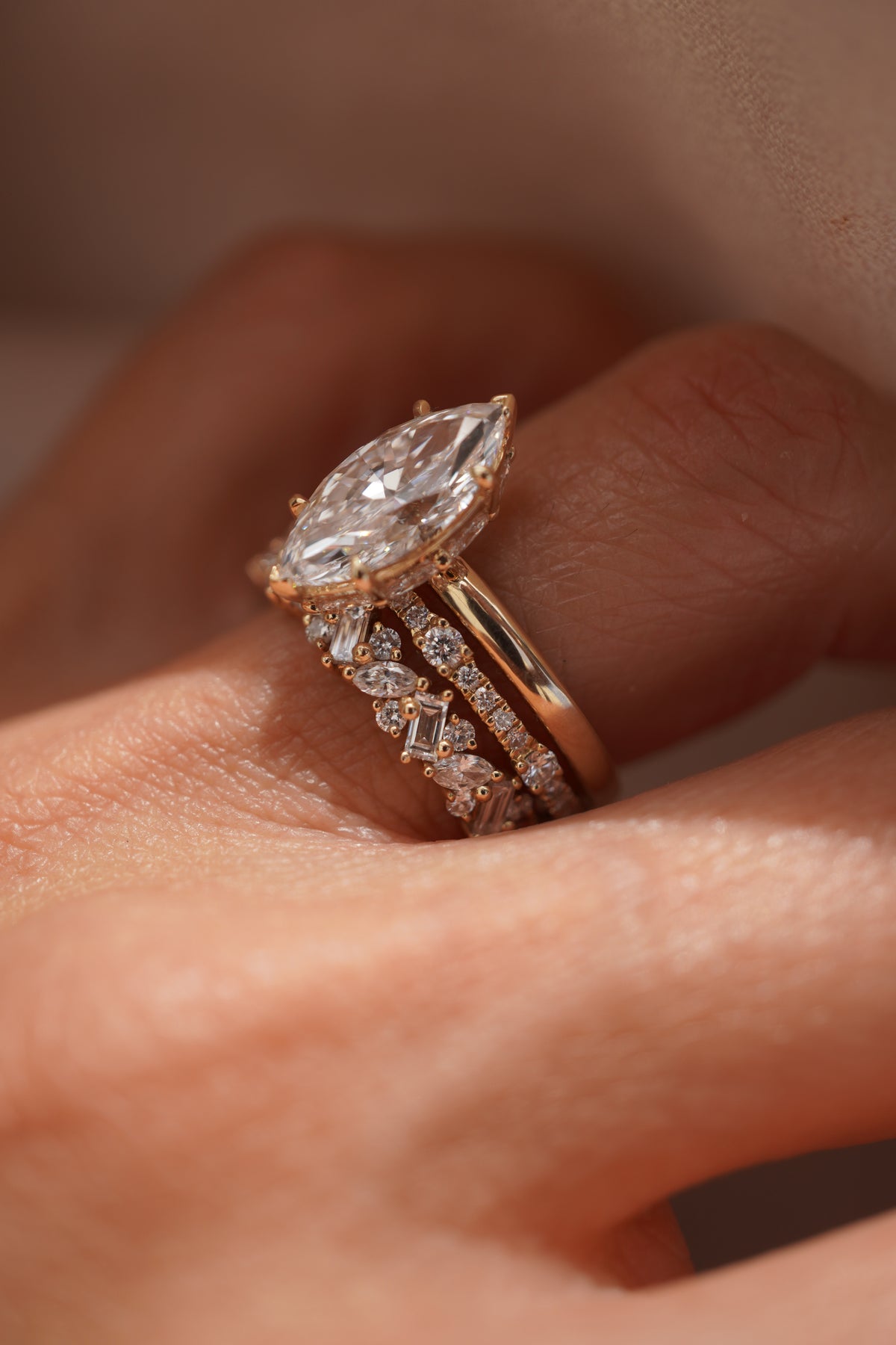 Lab Grown Mixed Diamond Band