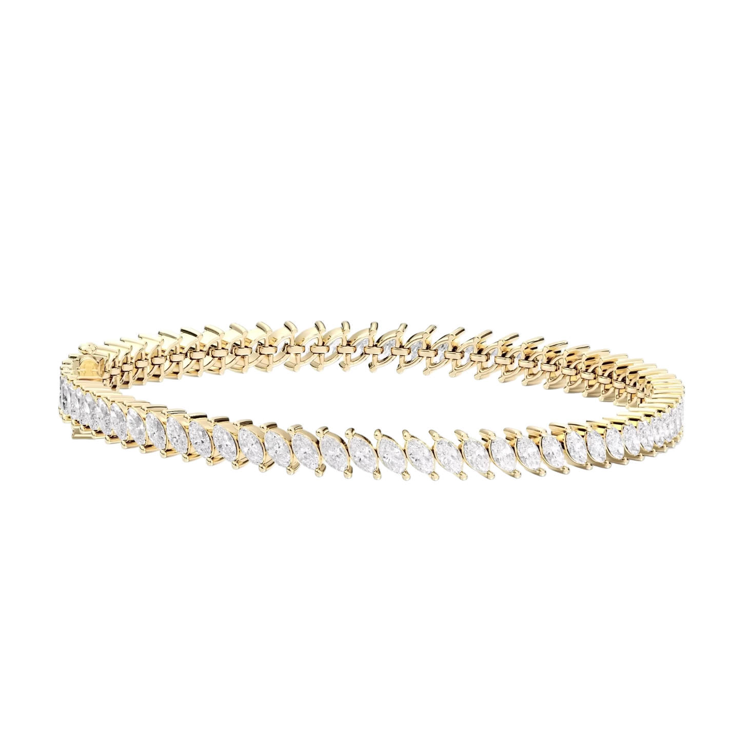 Marquise Diamond Tennis Bracelet