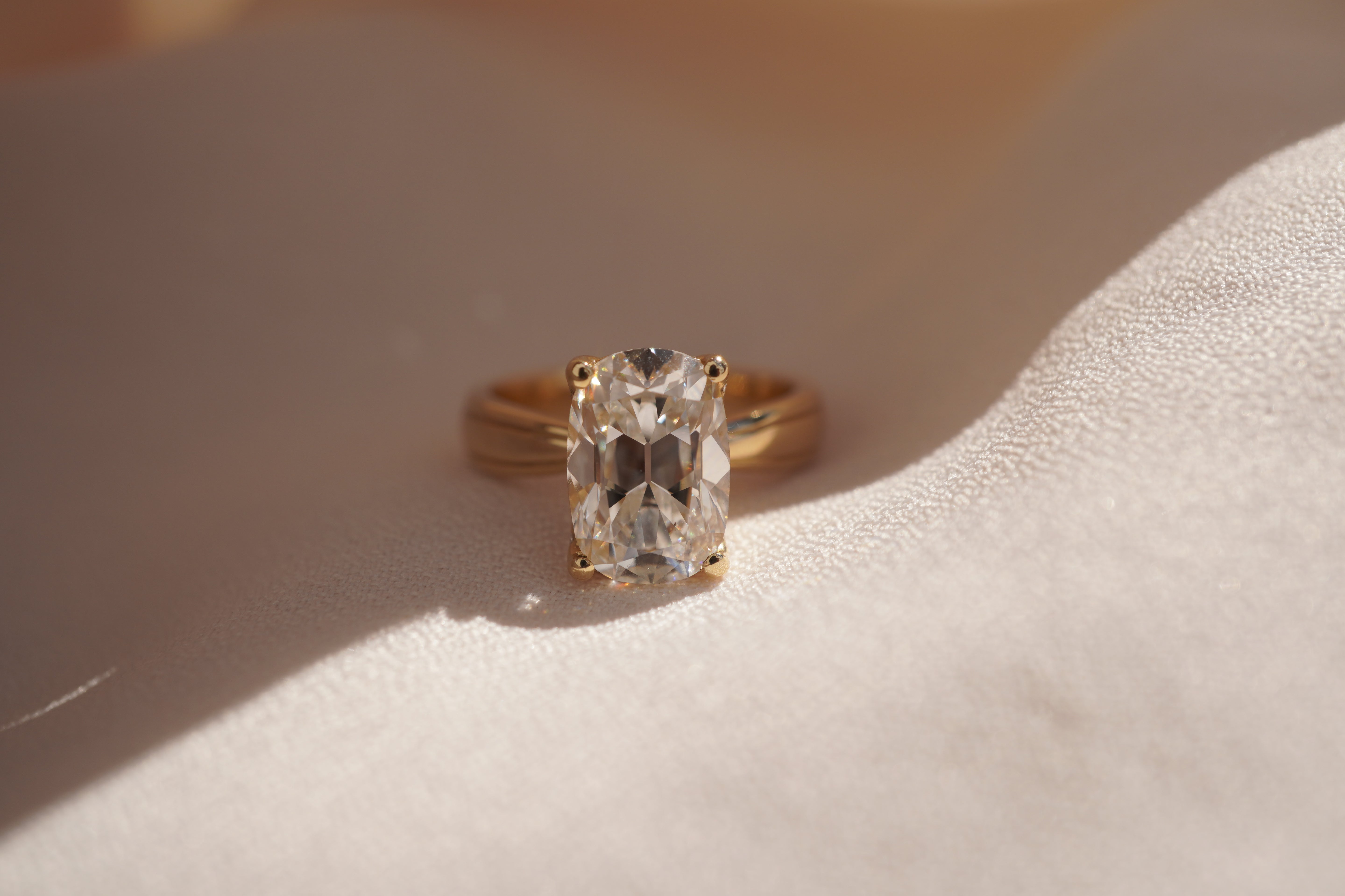 Margot Old Mine Cushion Ring