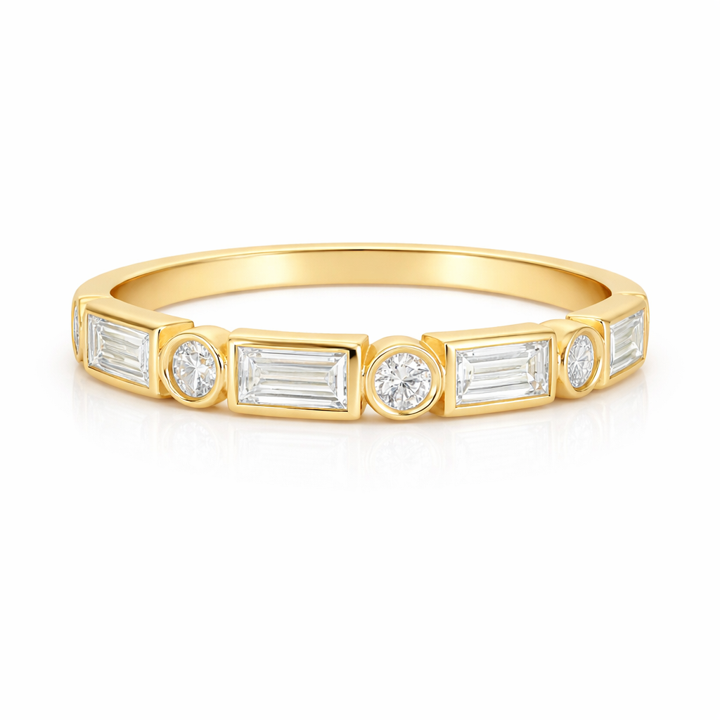 Lab Grown Prism Diamond Band