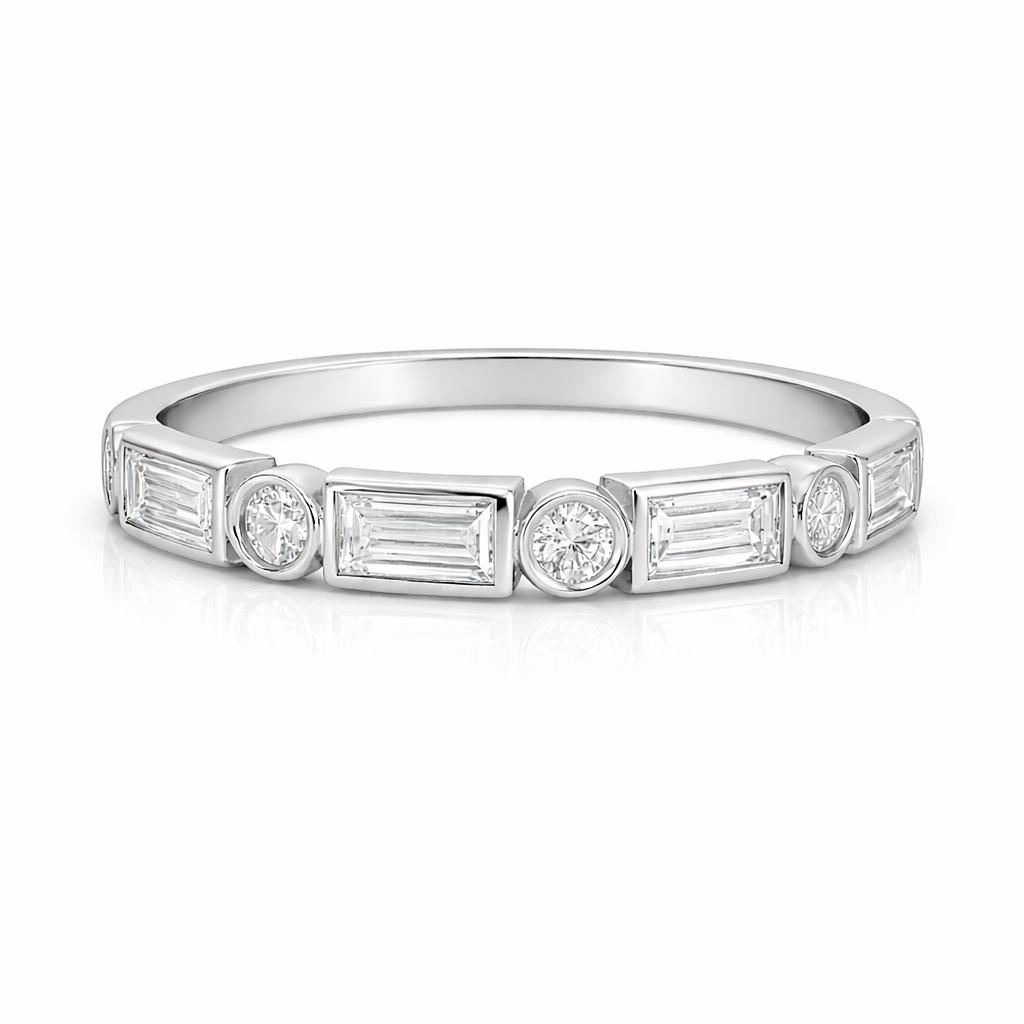 Lab Grown Prism Diamond Band