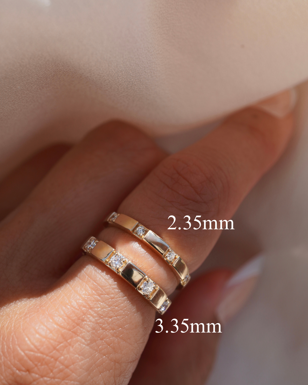 Inlay Diamond Band
