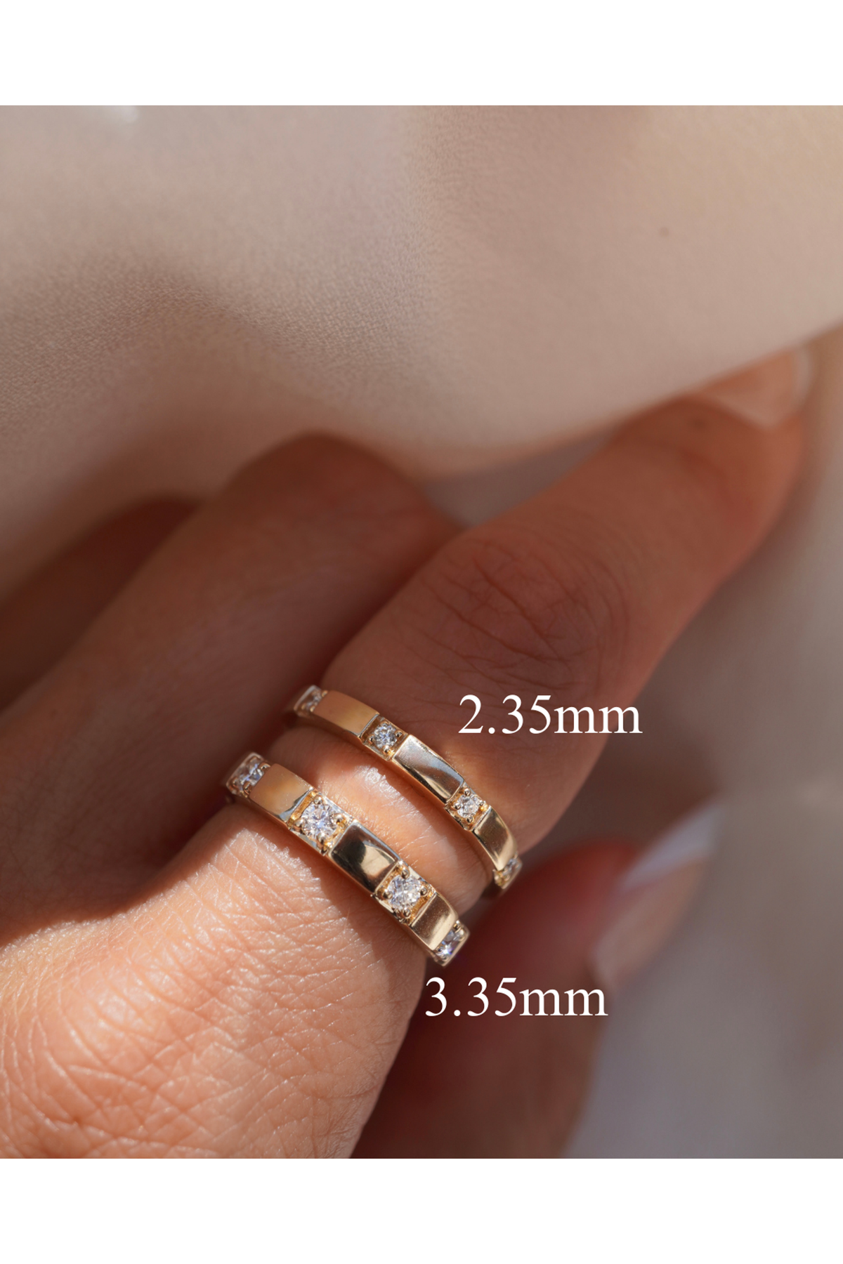 Inlay Diamond Band