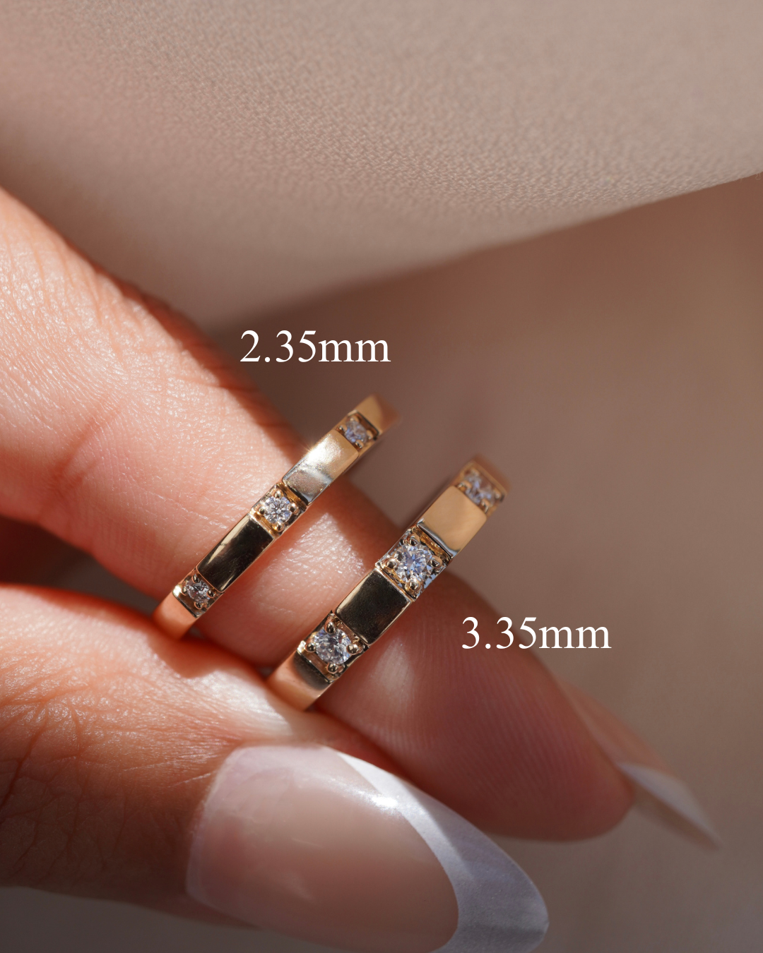 Inlay Diamond Band