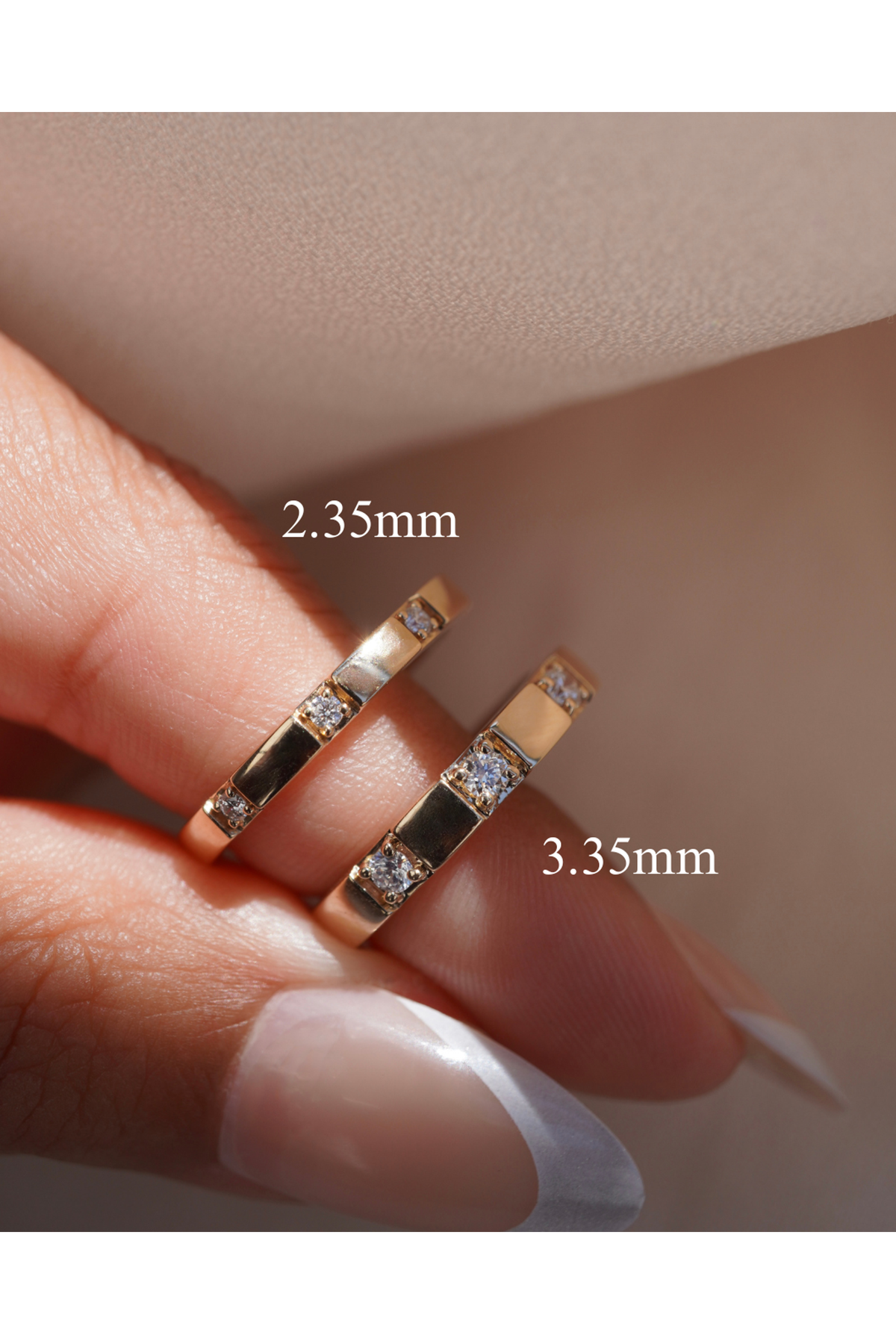 Inlay Diamond Band