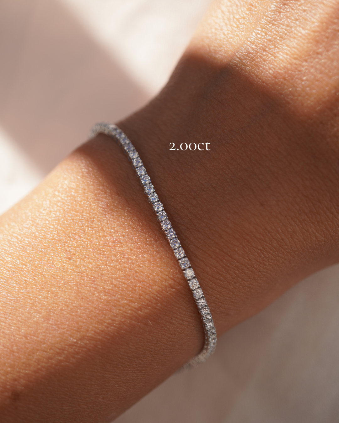 Lab Grown Classic Diamond Tennis Bracelet