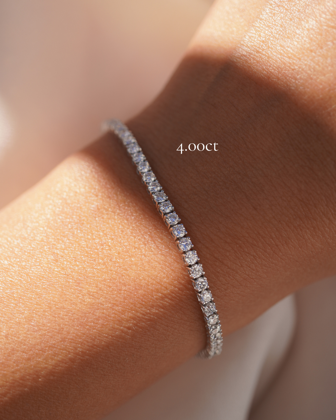 Lab Grown Classic Diamond Tennis Bracelet
