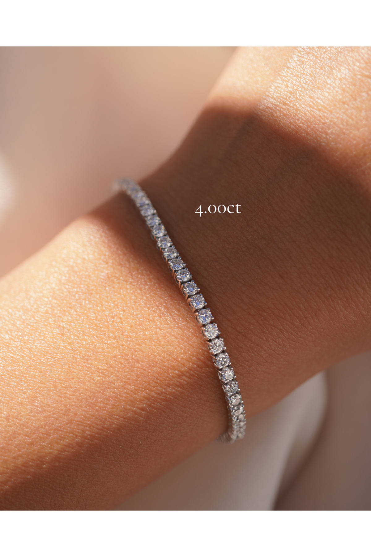 Lab Grown Classic Diamond Tennis Bracelet