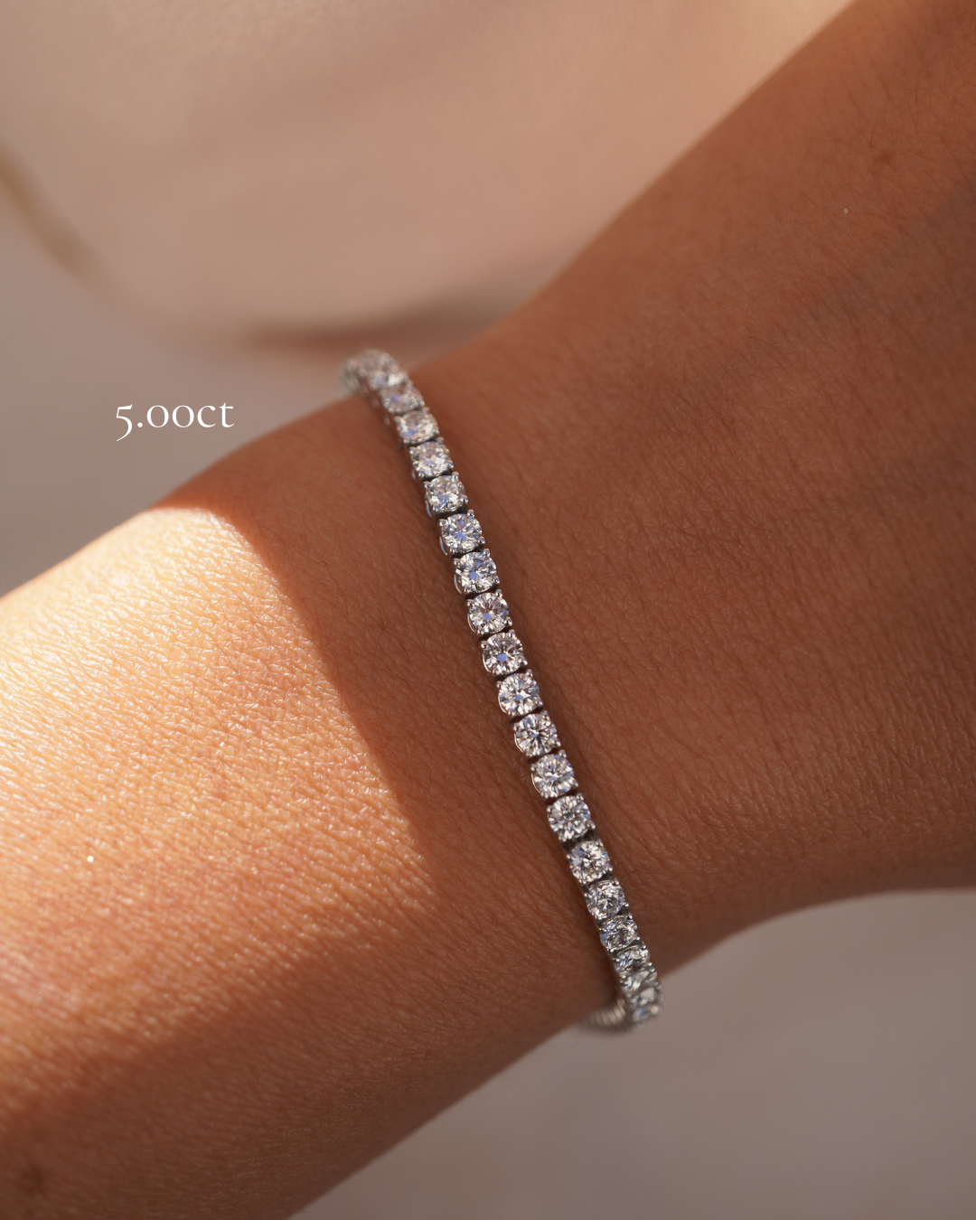 Lab Grown Classic Diamond Tennis Bracelet