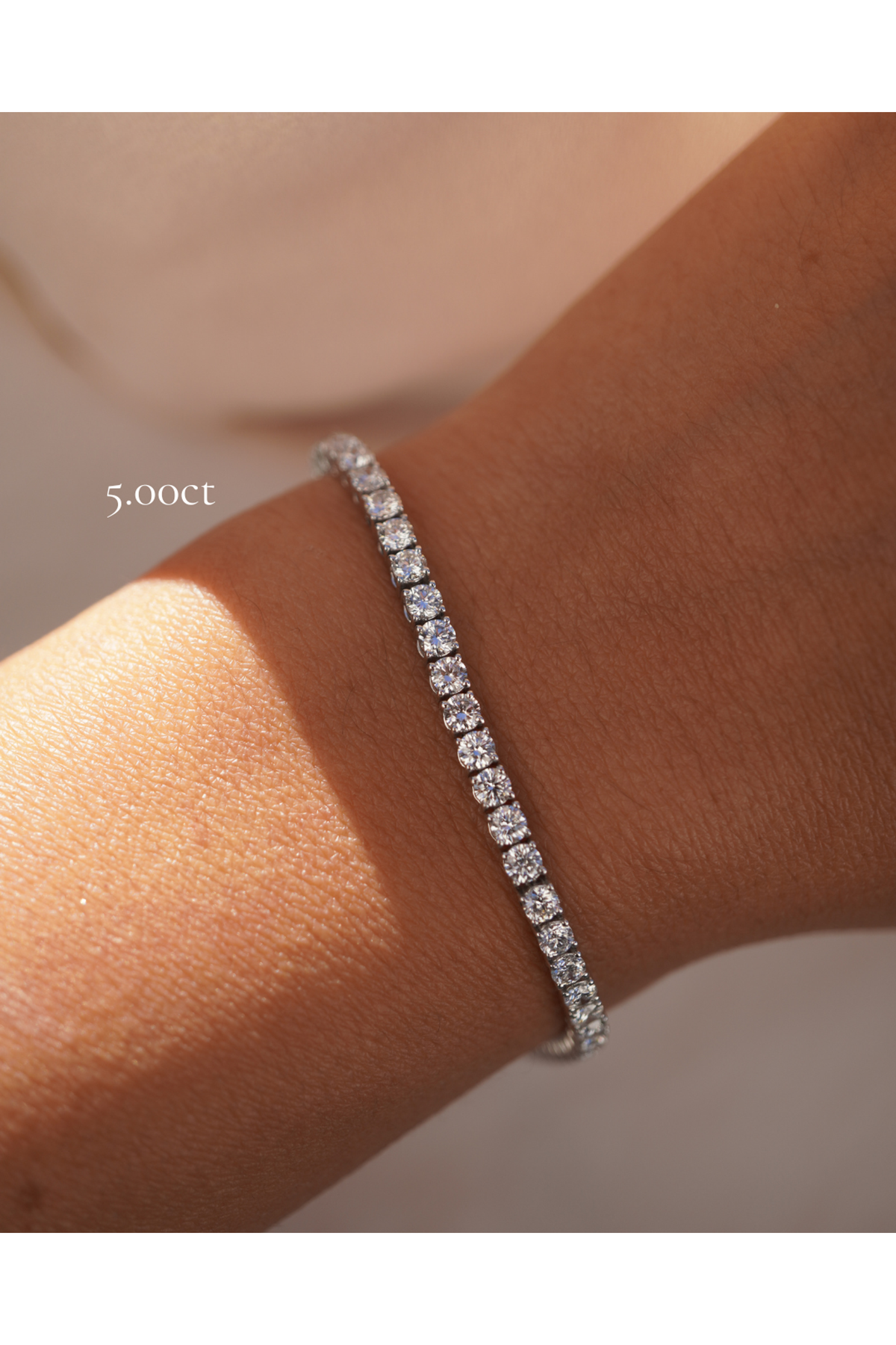 Lab Grown Classic Diamond Tennis Bracelet