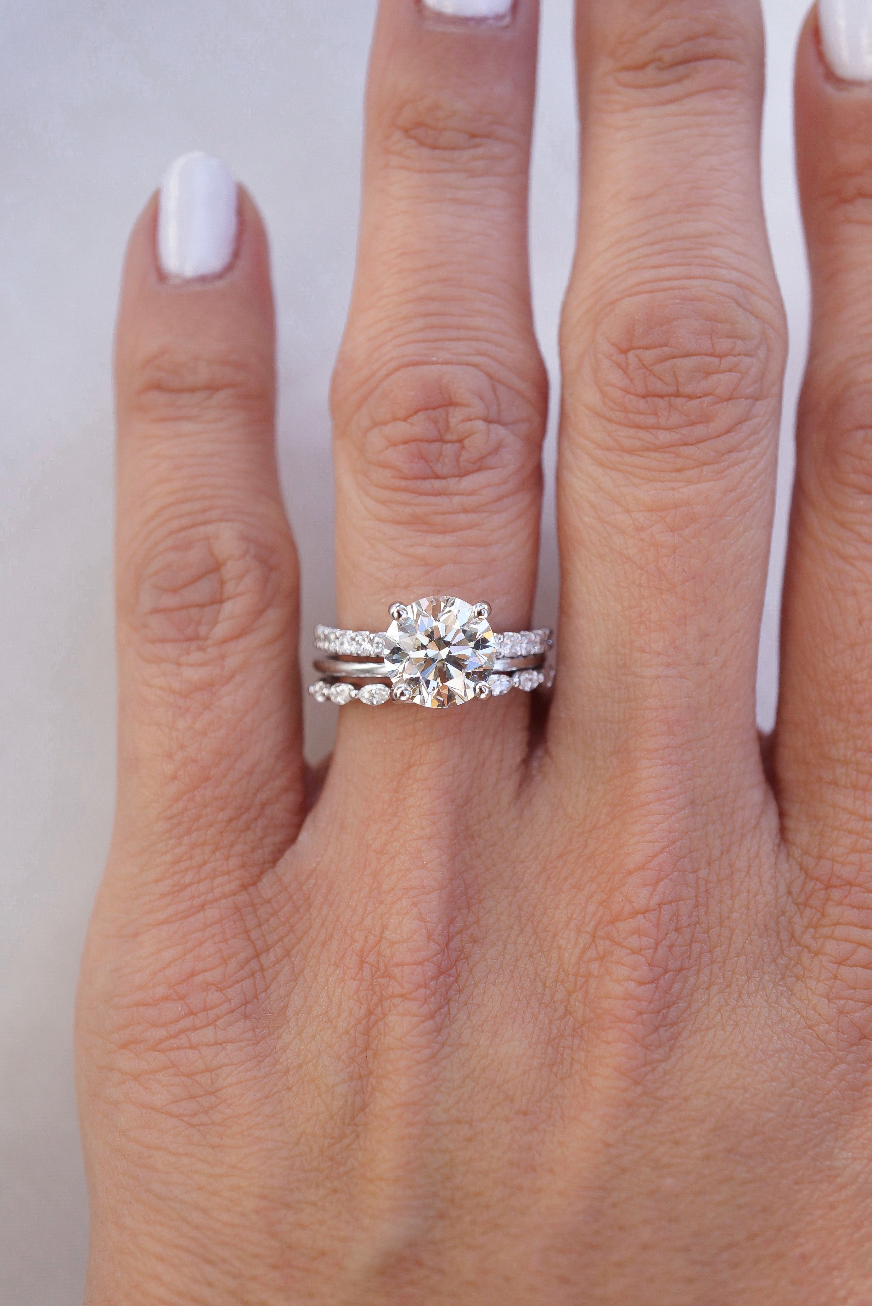 Petite Marquise Diamond Band