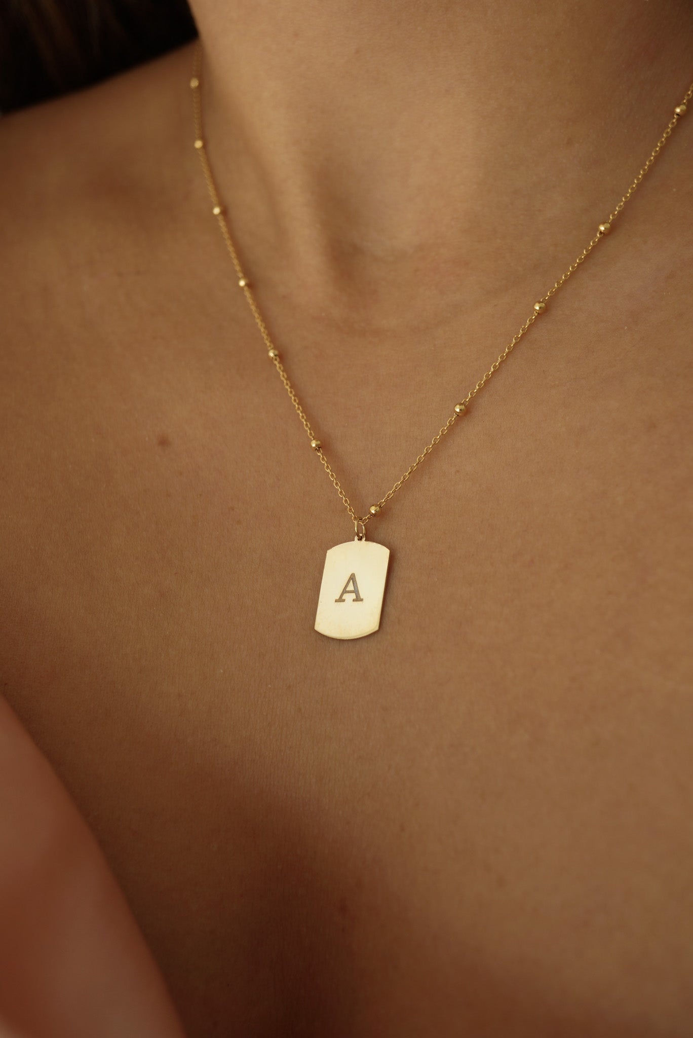 Petite Tag Necklace