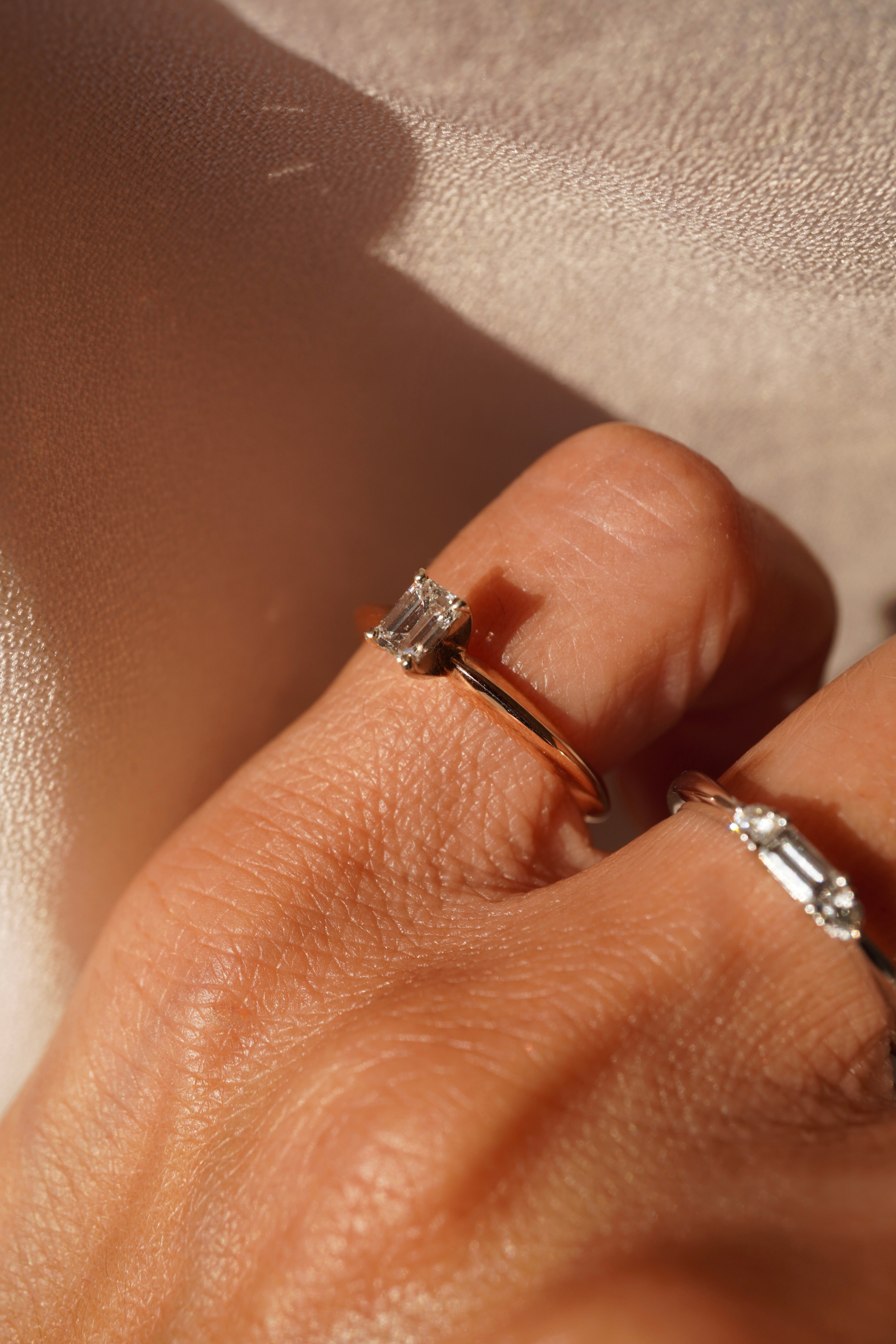 Emerald Stacking Ring