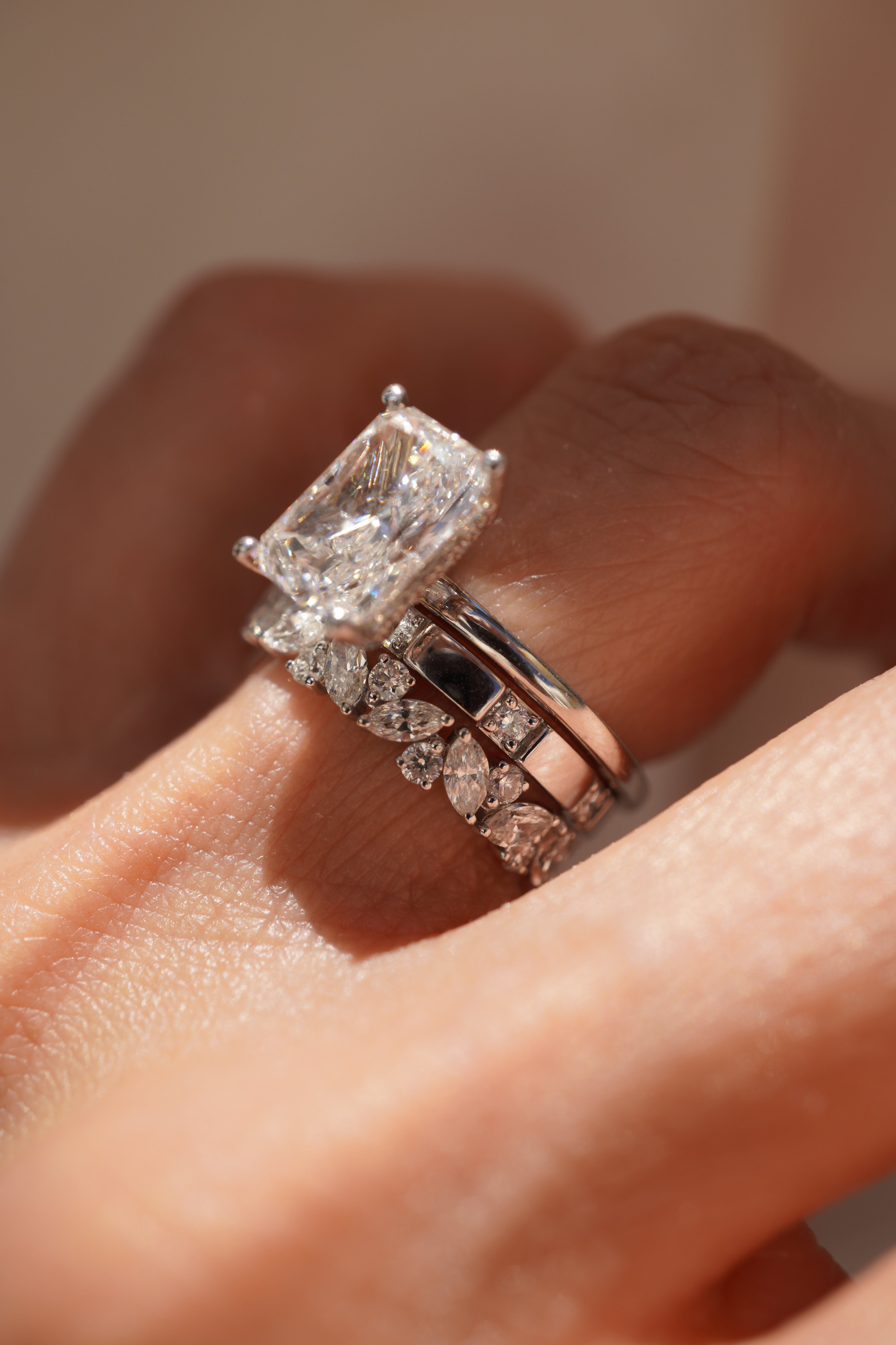 Lab Grown Multi-Shape Diamond Band