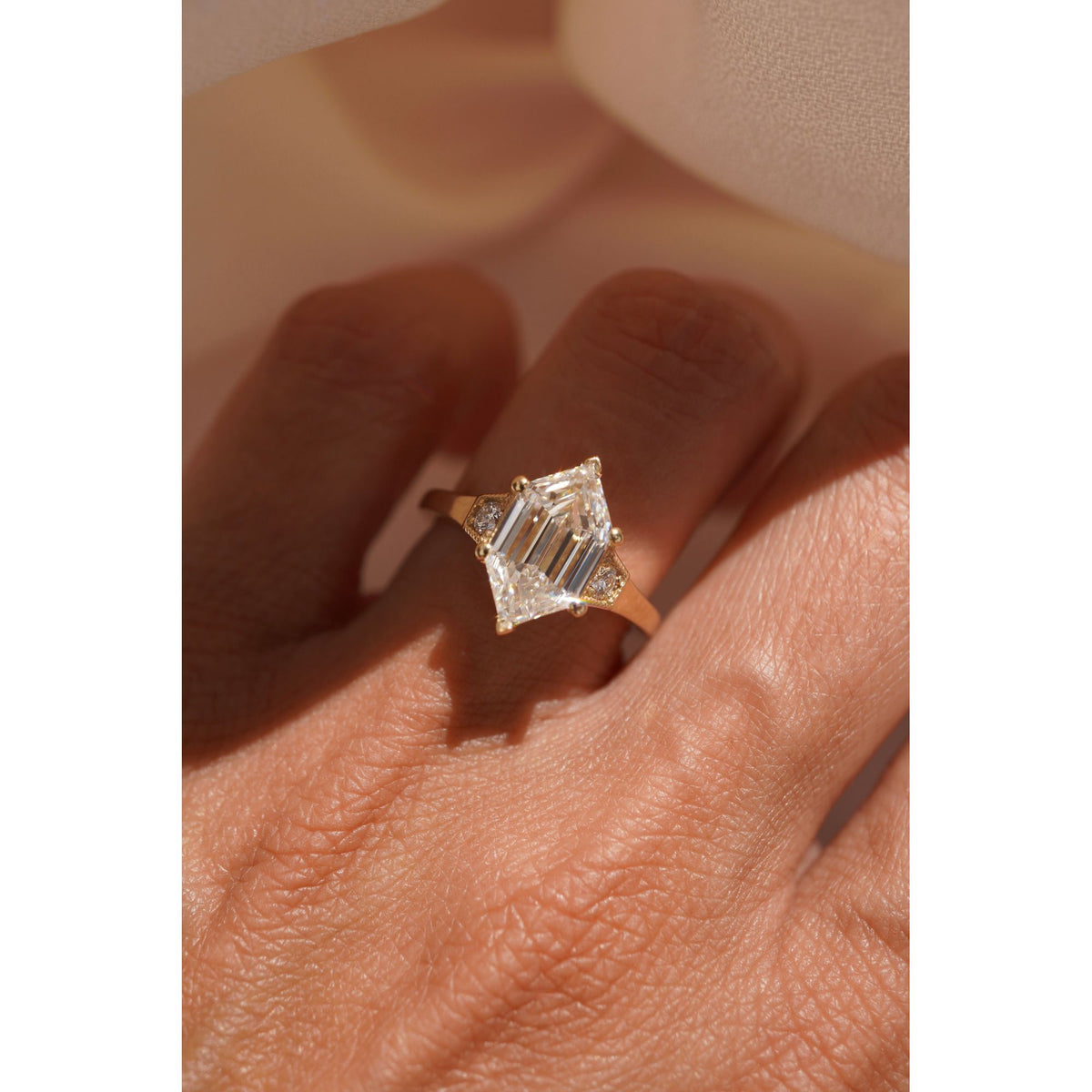 Sofia Hexagon Engagement Ring