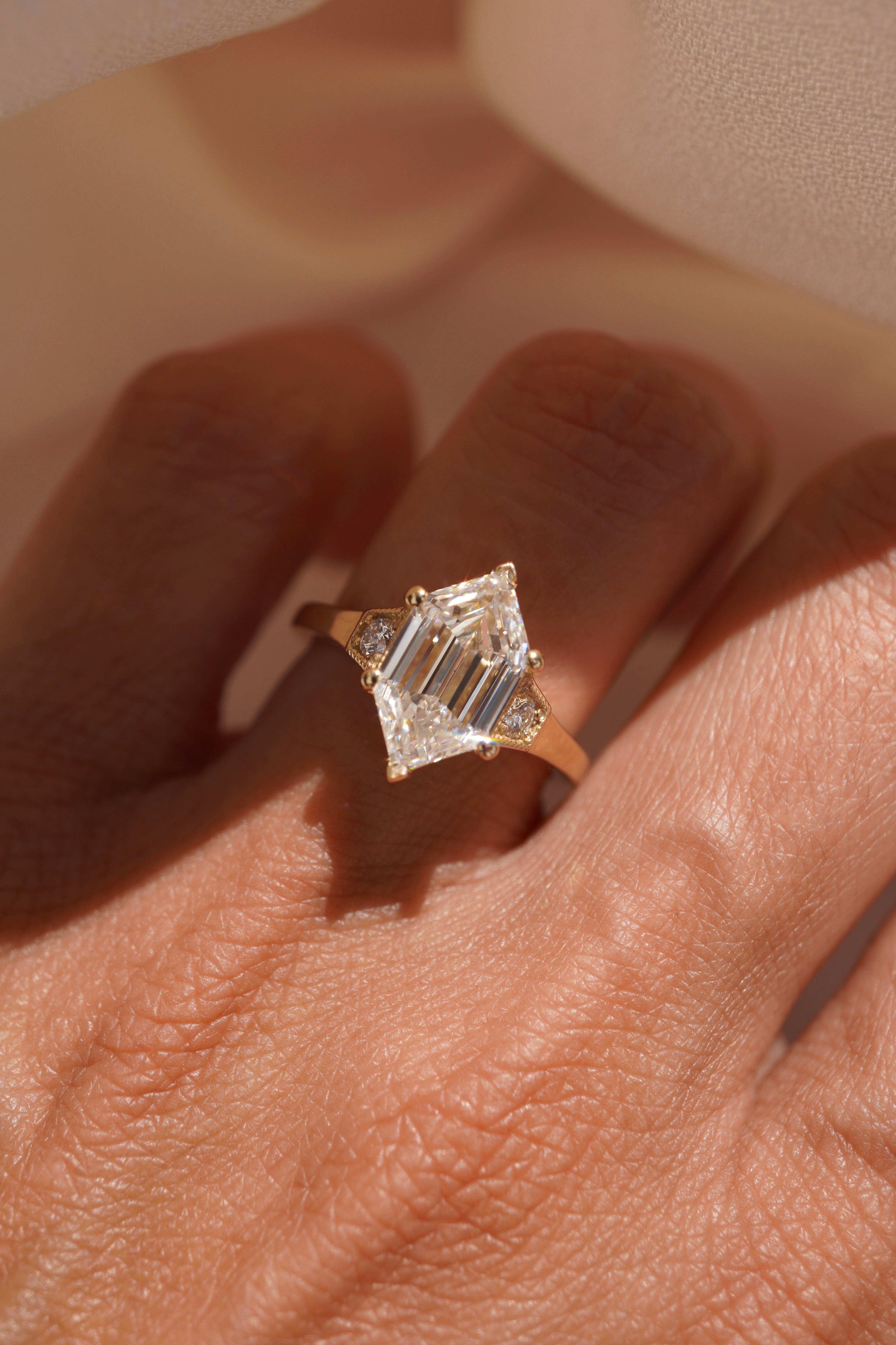 Sofia Hexagon Engagement Ring