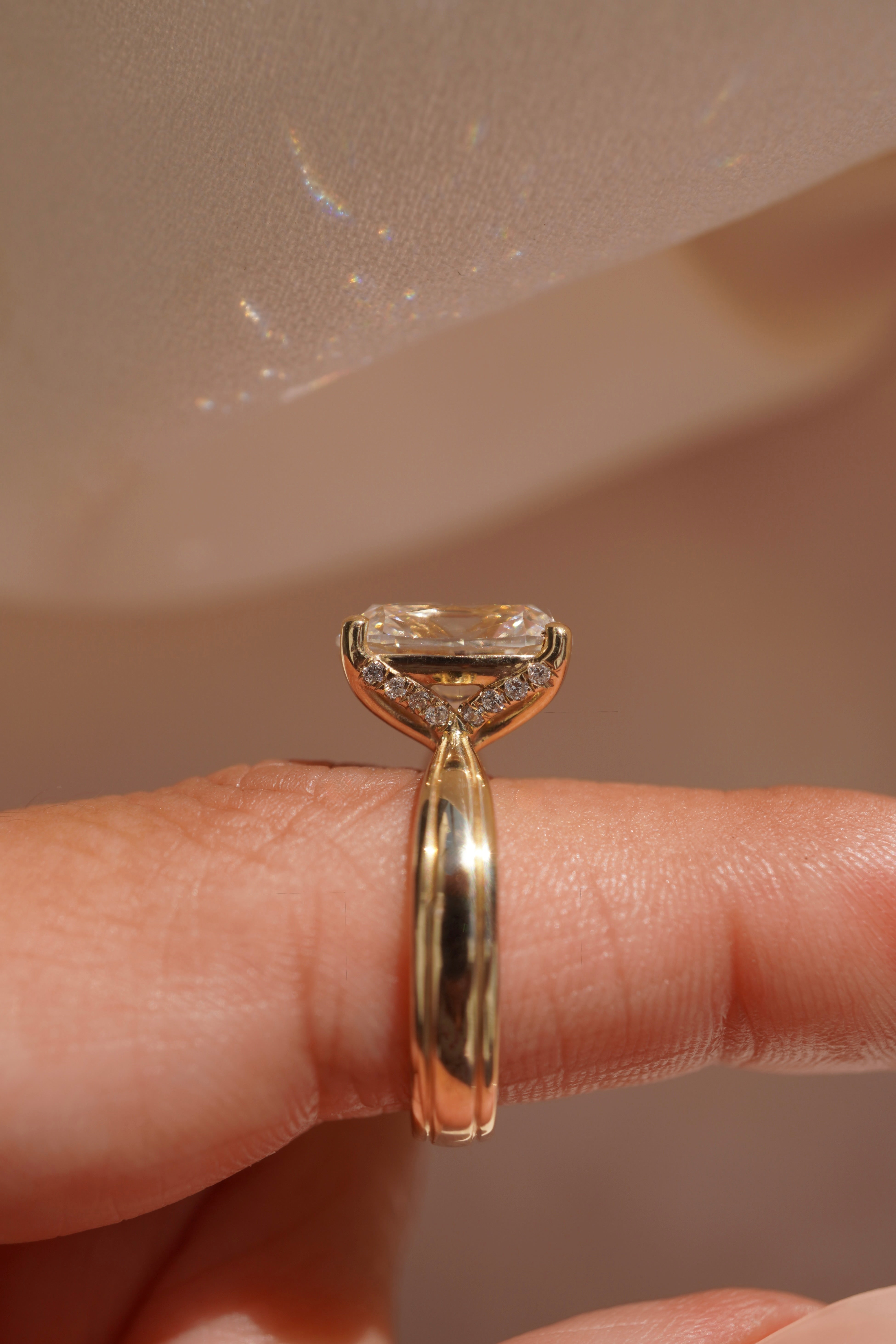 Margot Old Mine Cushion Ring