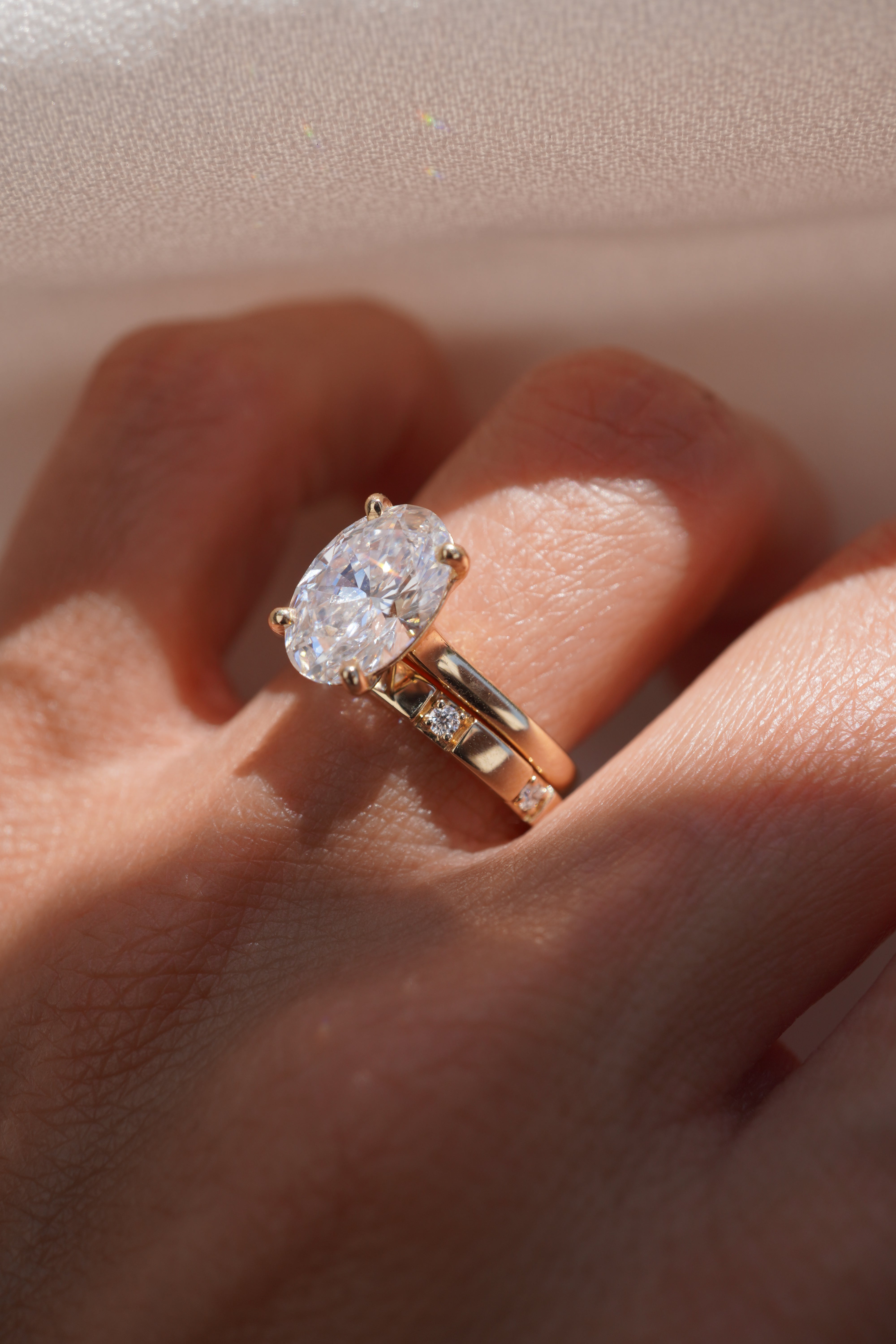 Inlay Diamond Band