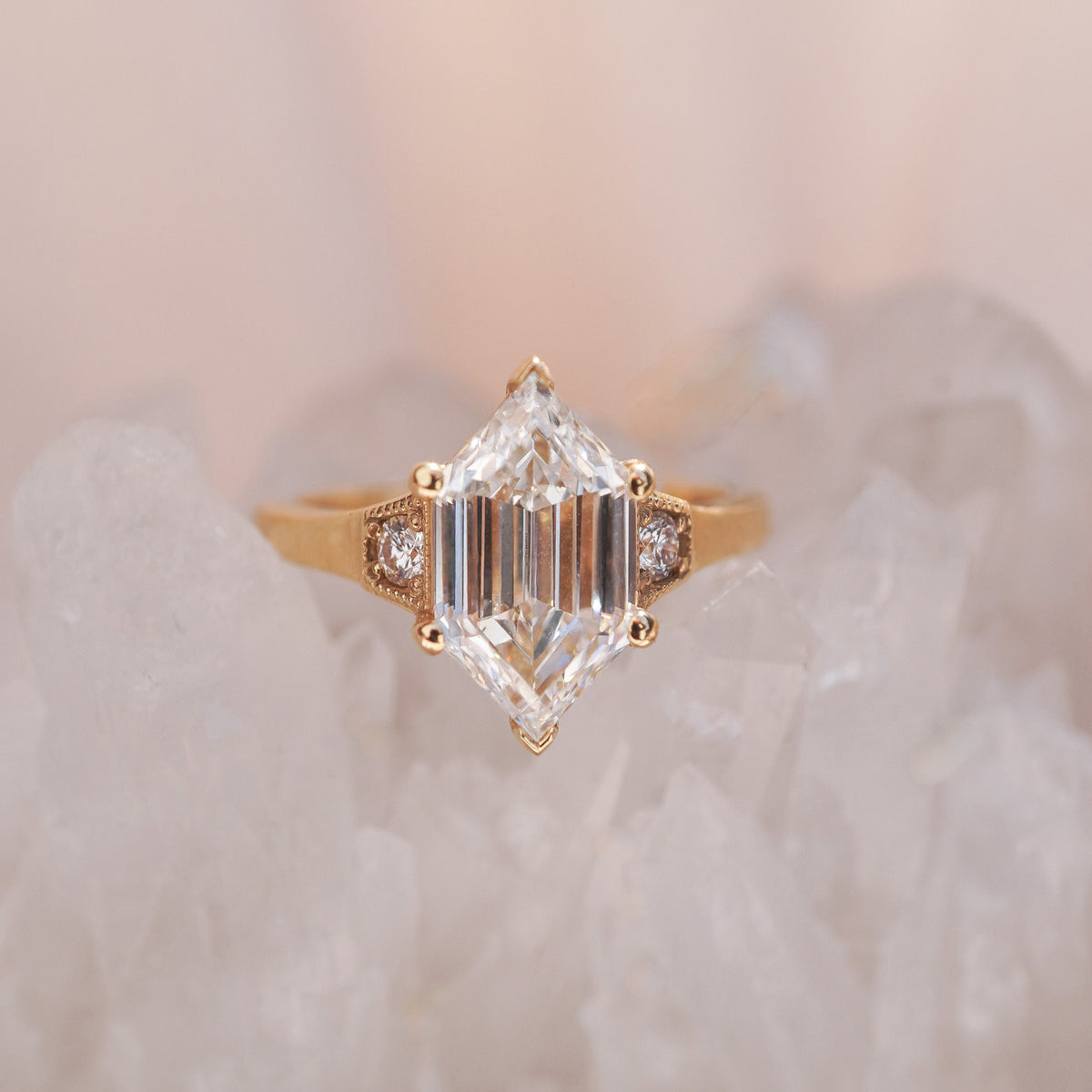 Sofia Hexagon Engagement Ring