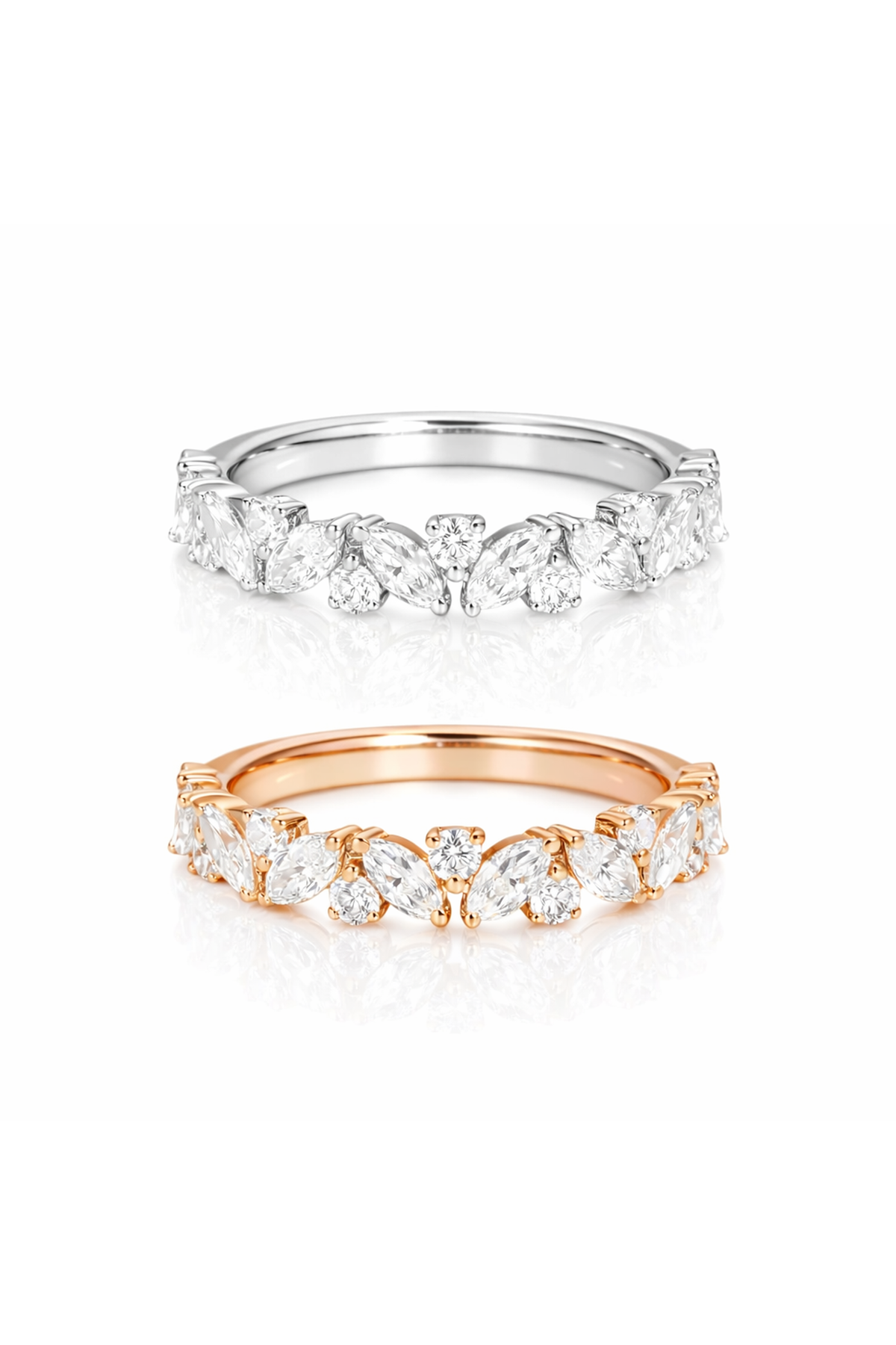 Lab Grown Multi-Shape Diamond Band