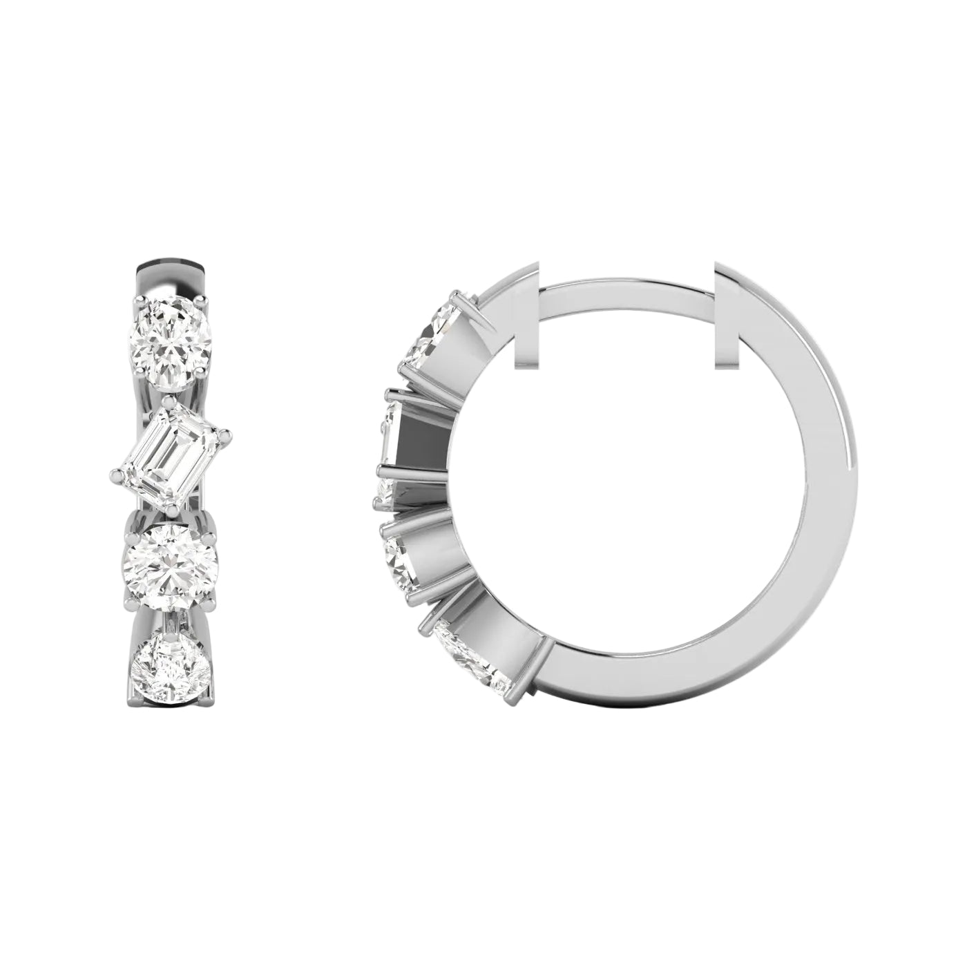 Confetti Diamond Huggies