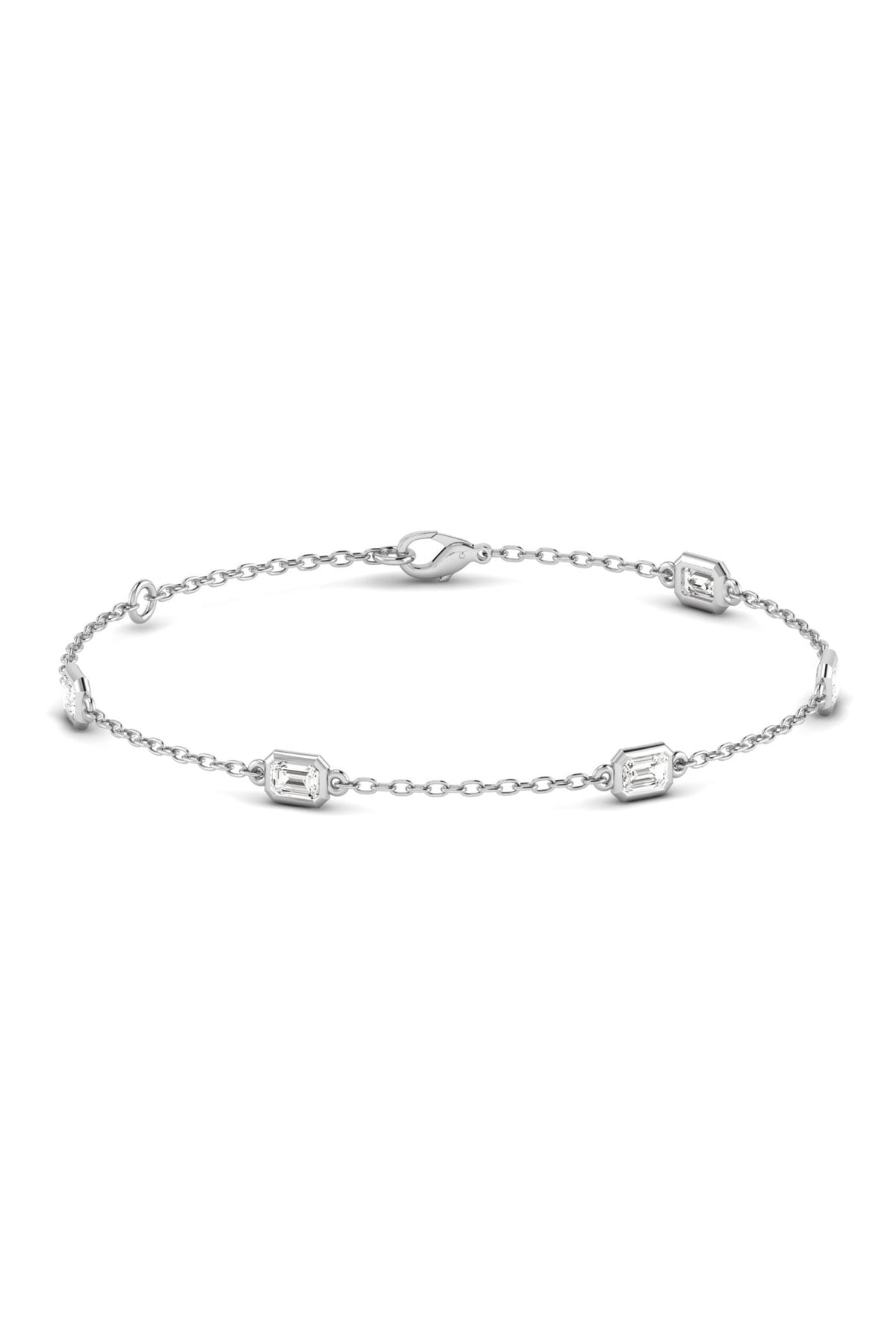 Emerald Bezel Bracelet