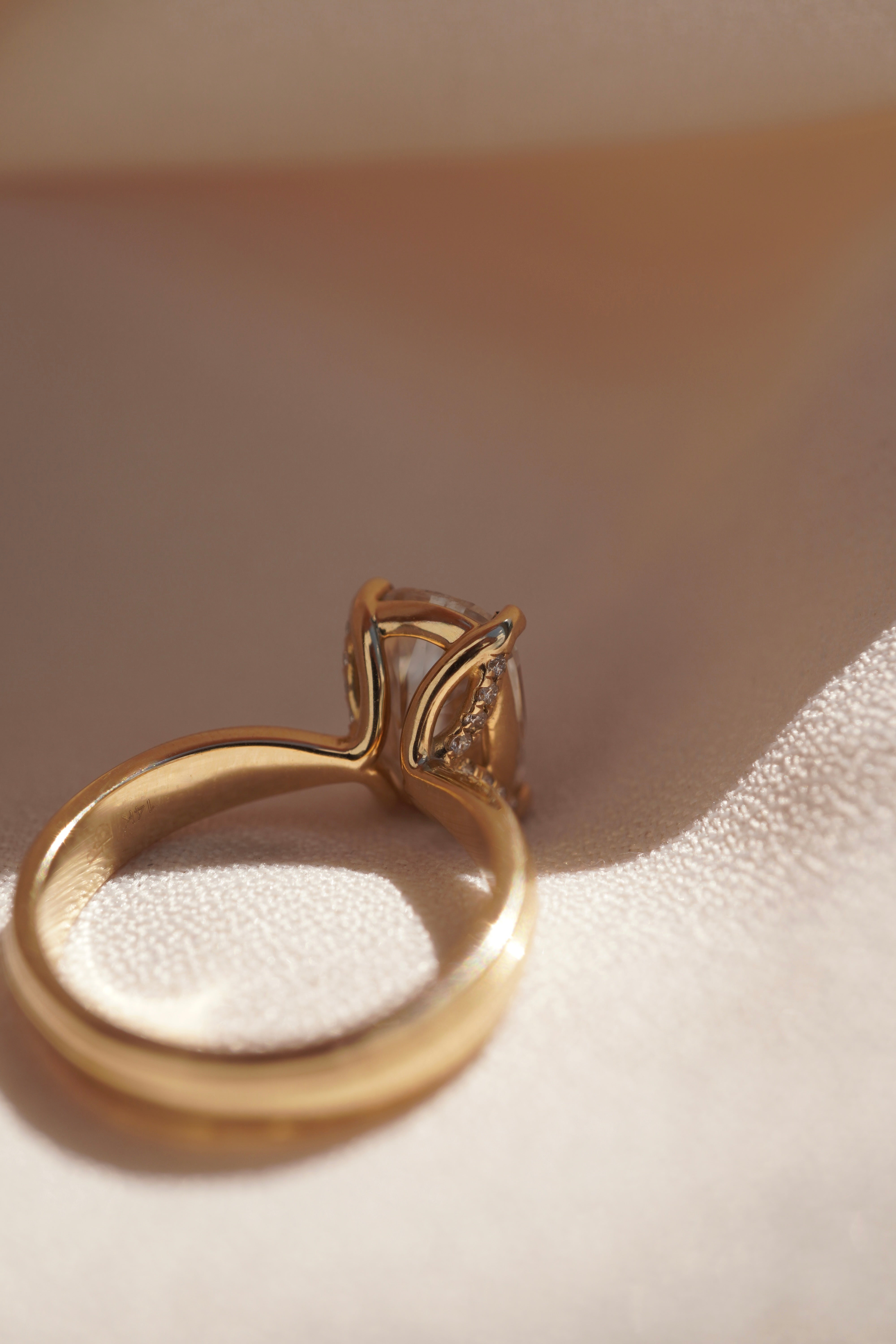 Margot Old Mine Cushion Ring