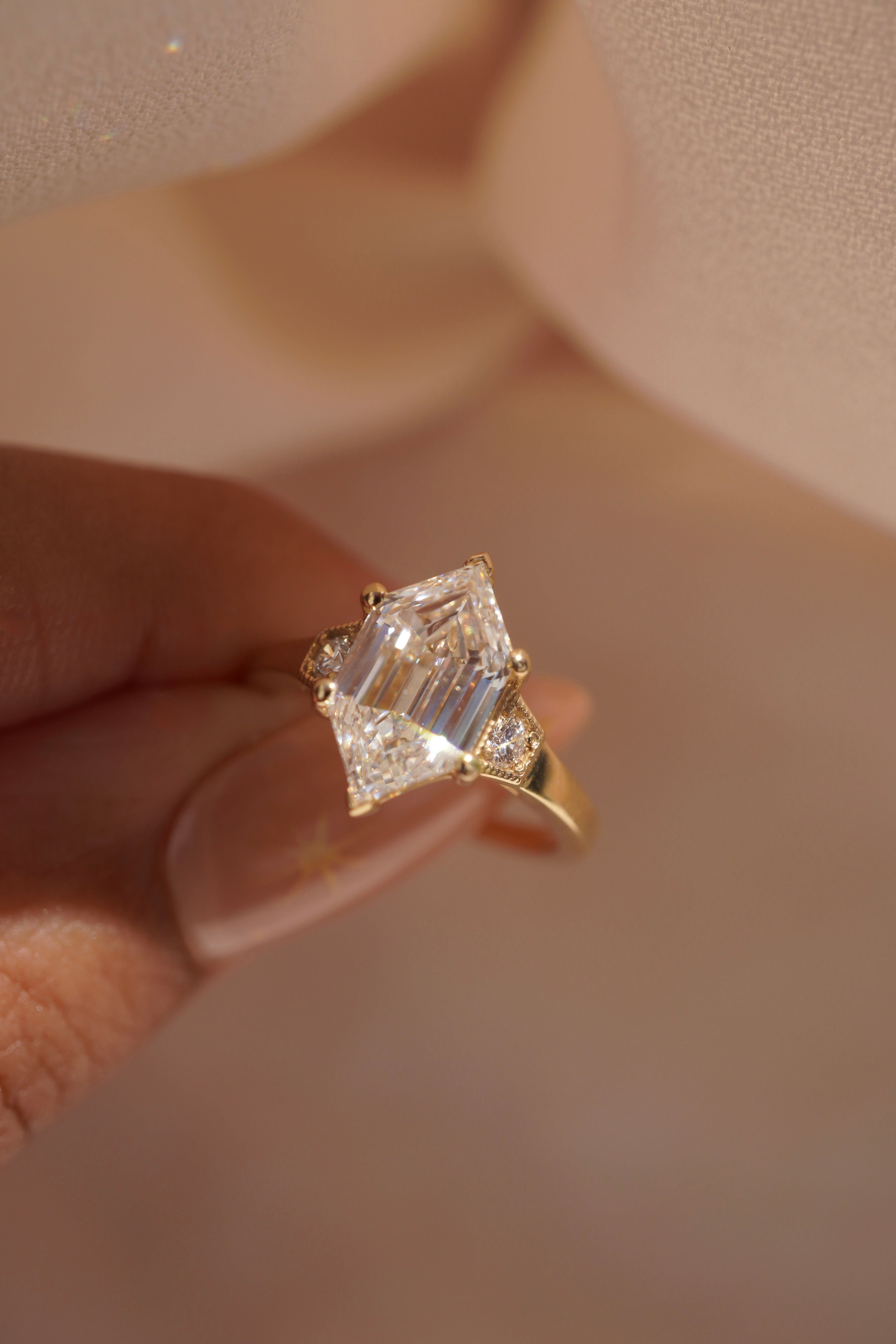 Sofia Hexagon Engagement Ring