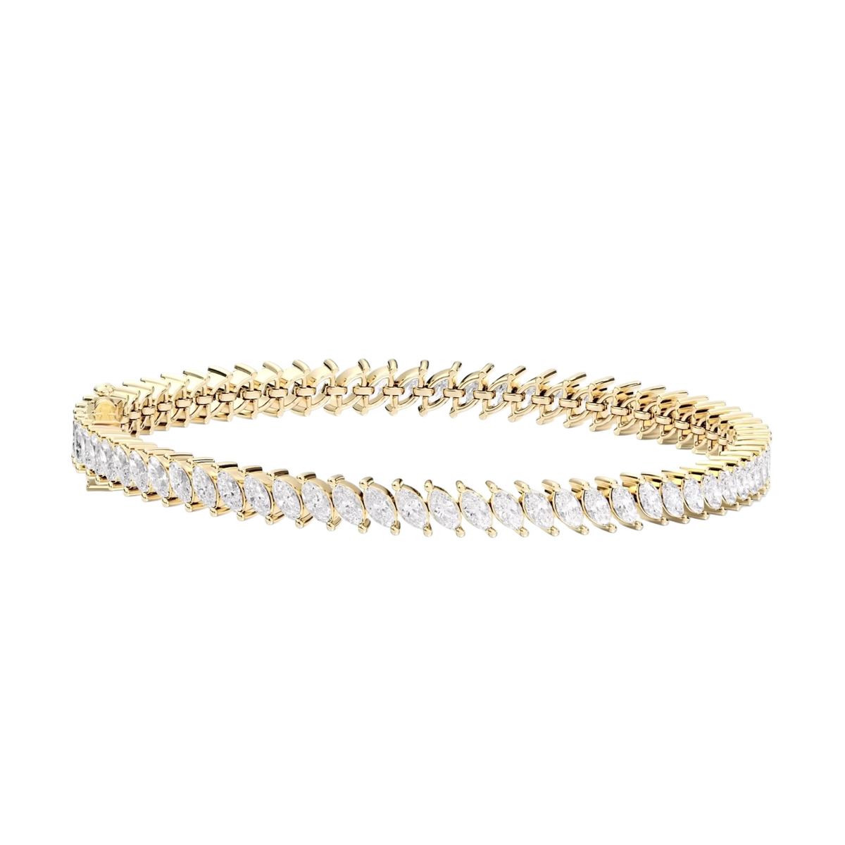 Marquise Diamond Tennis Bracelet