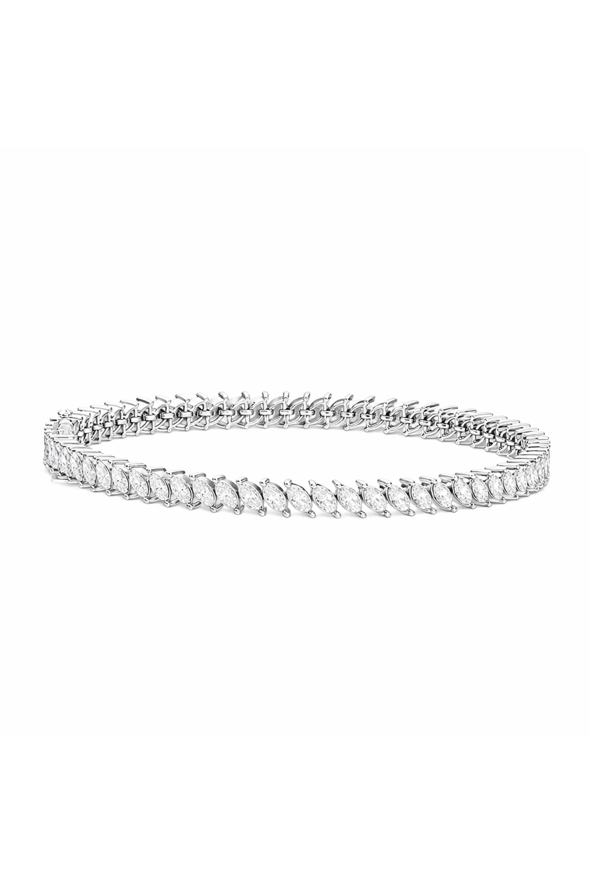 Marquise Diamond Tennis Bracelet