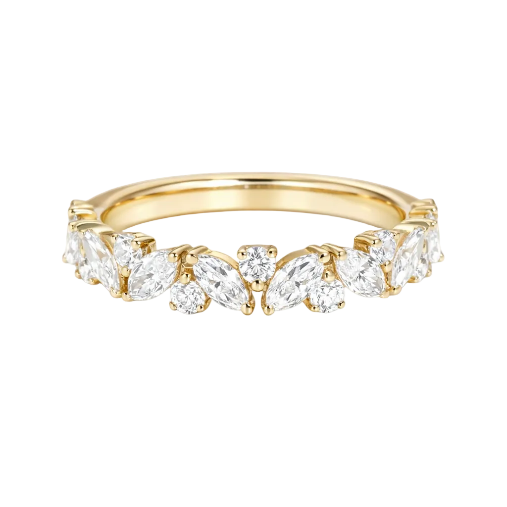 Multi-Shape Diamond Band