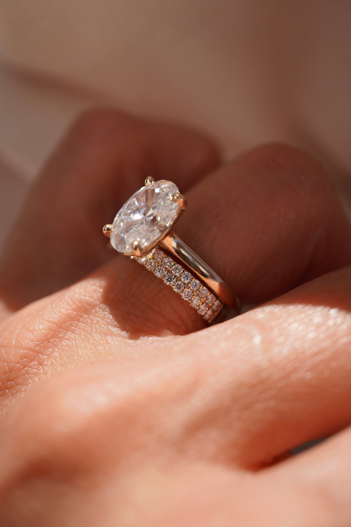 Double Row Diamond Band