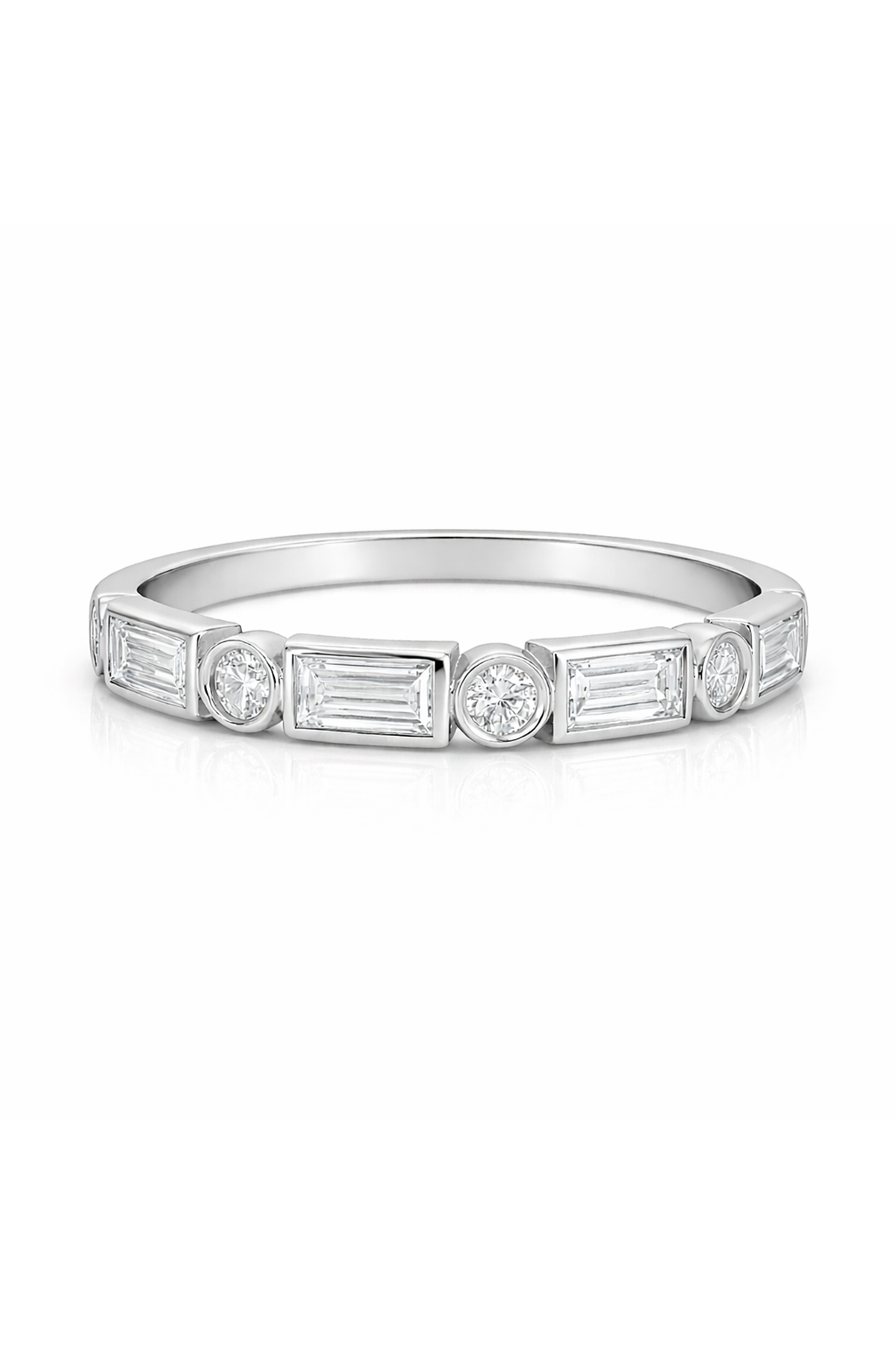 Lab Grown Prism Diamond Band